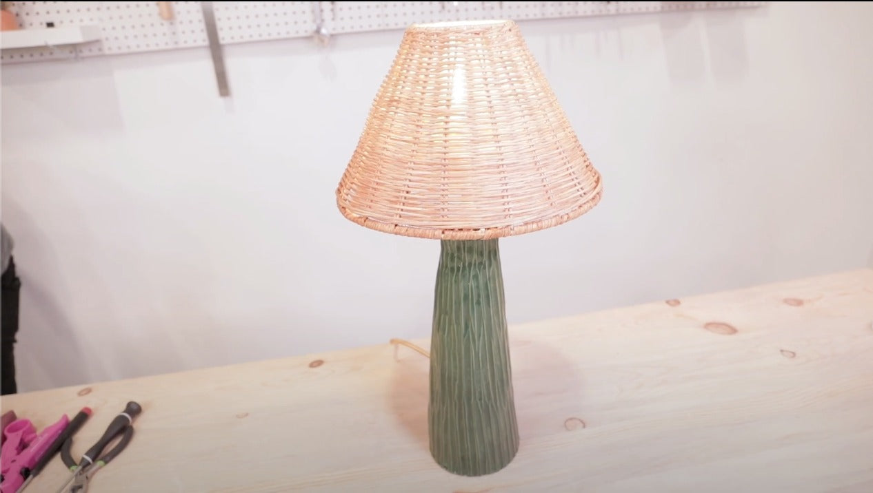 How to Make a Ceramic Lamp | DIY From Color Cord Company, image size:1266x716