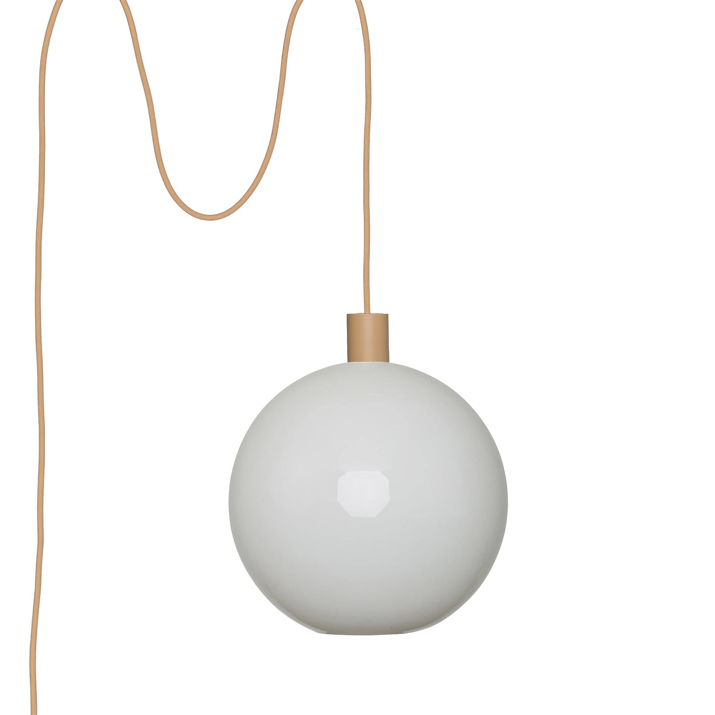 Boutique AiO Glass Globe Plug-In Pendant | 6", 8", 10", 12"