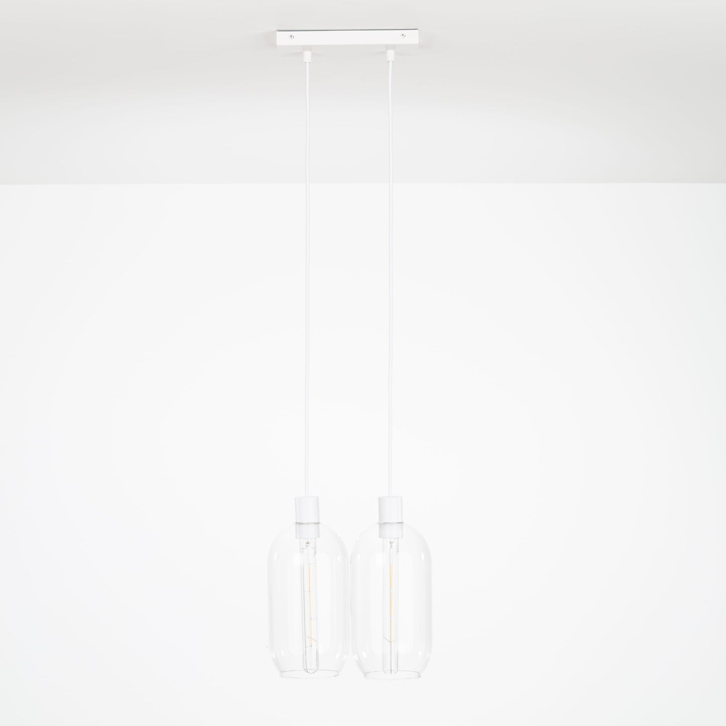 AiO Dash Multiport Chandelier - Glass Pill Shade