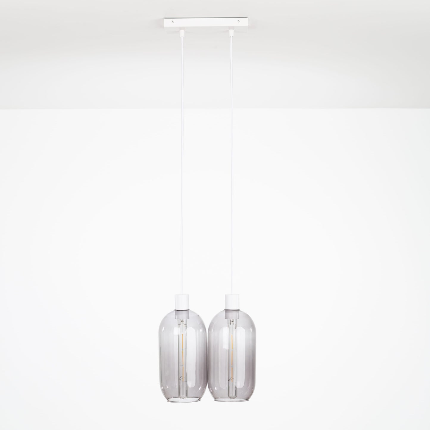 AiO Dash Multiport Chandelier - Glass Pill Shade