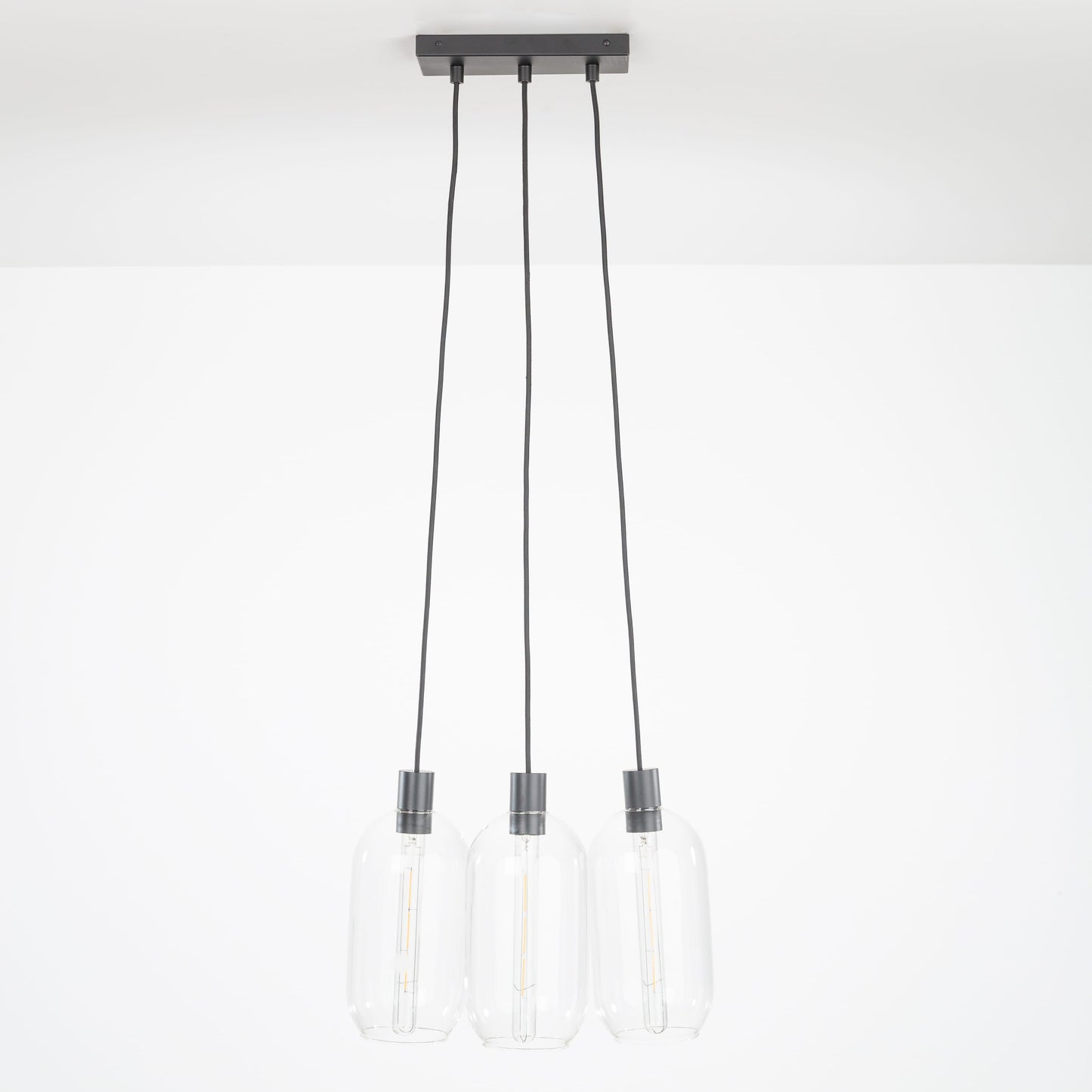 AiO Dash Multiport Chandelier - Glass Pill Shade