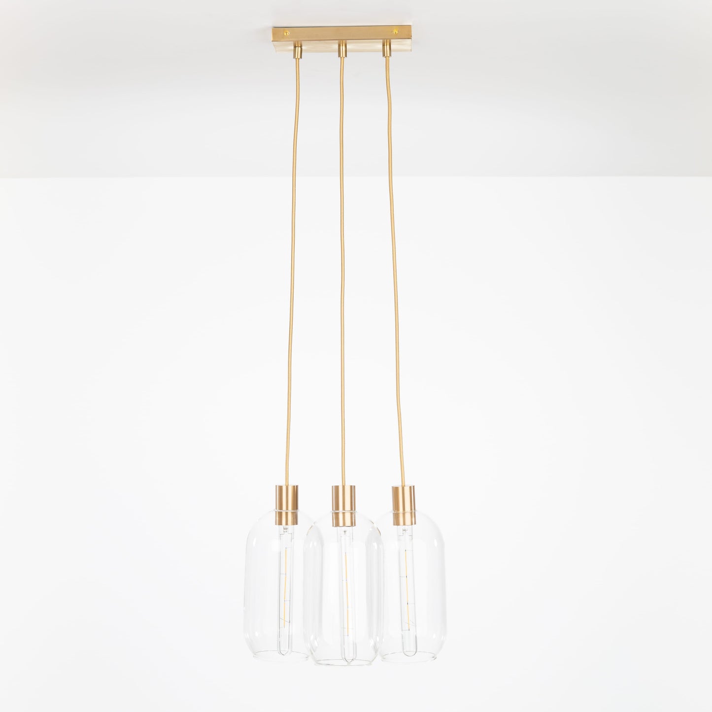 AiO Dash Multiport Chandelier - Glass Pill Shade