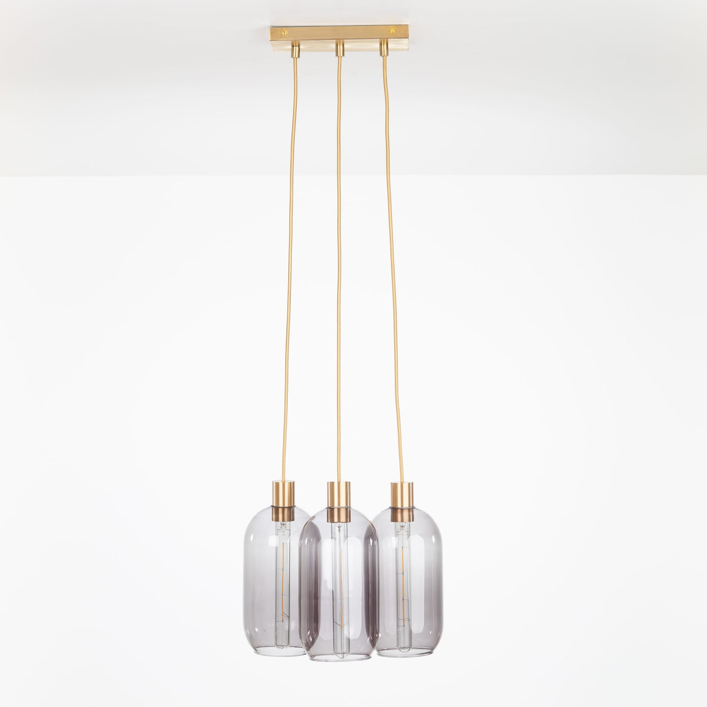 AiO Dash Multiport Chandelier - Glass Pill Shade
