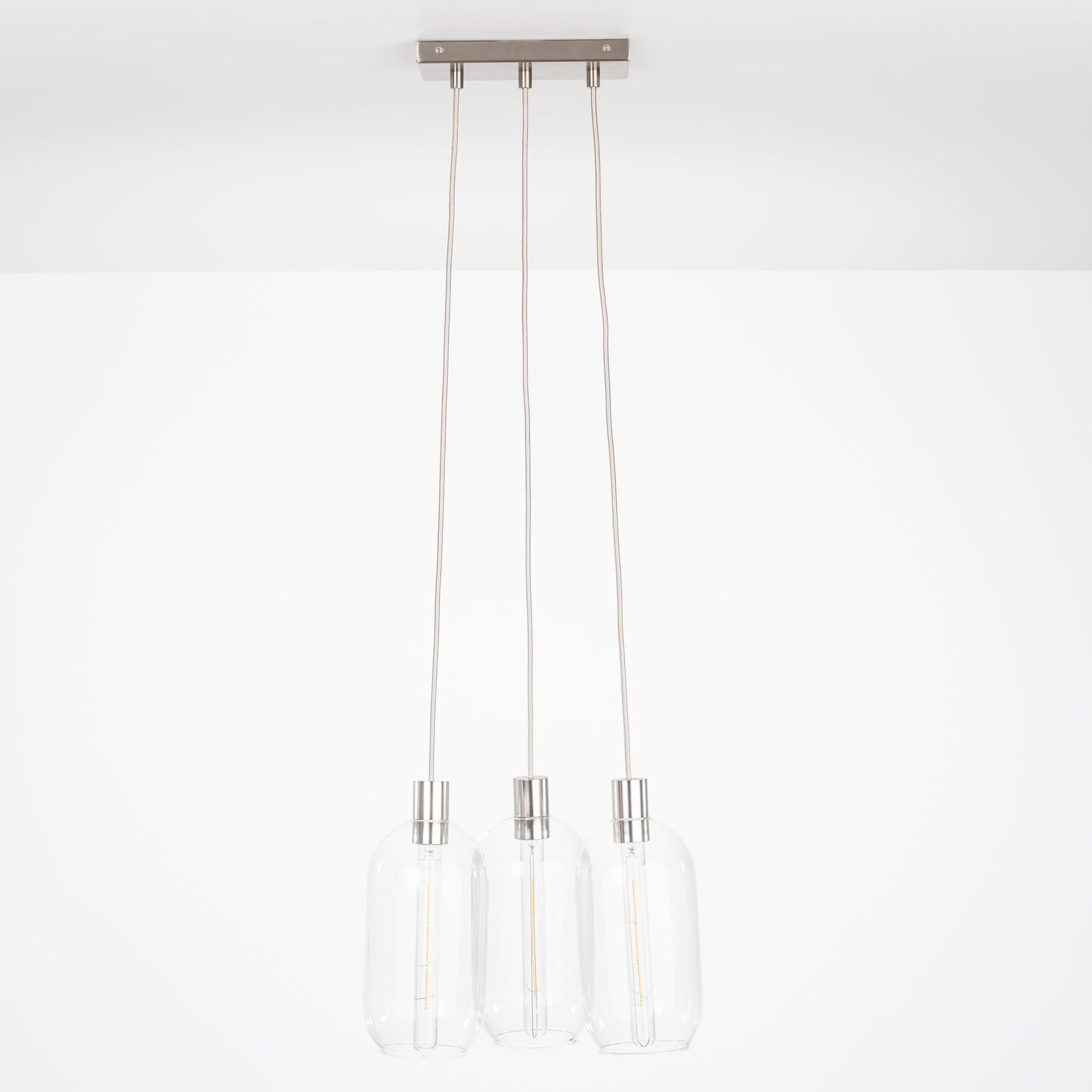 AiO Dash Multiport Chandelier - Glass Pill Shade