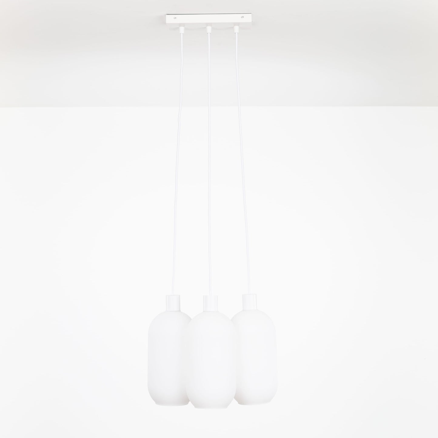 AiO Dash Multiport Chandelier - Glass Pill Shade