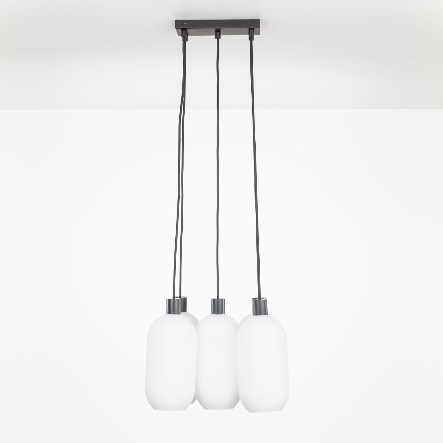 AiO Dash Multiport Chandelier - Glass Pill Shade