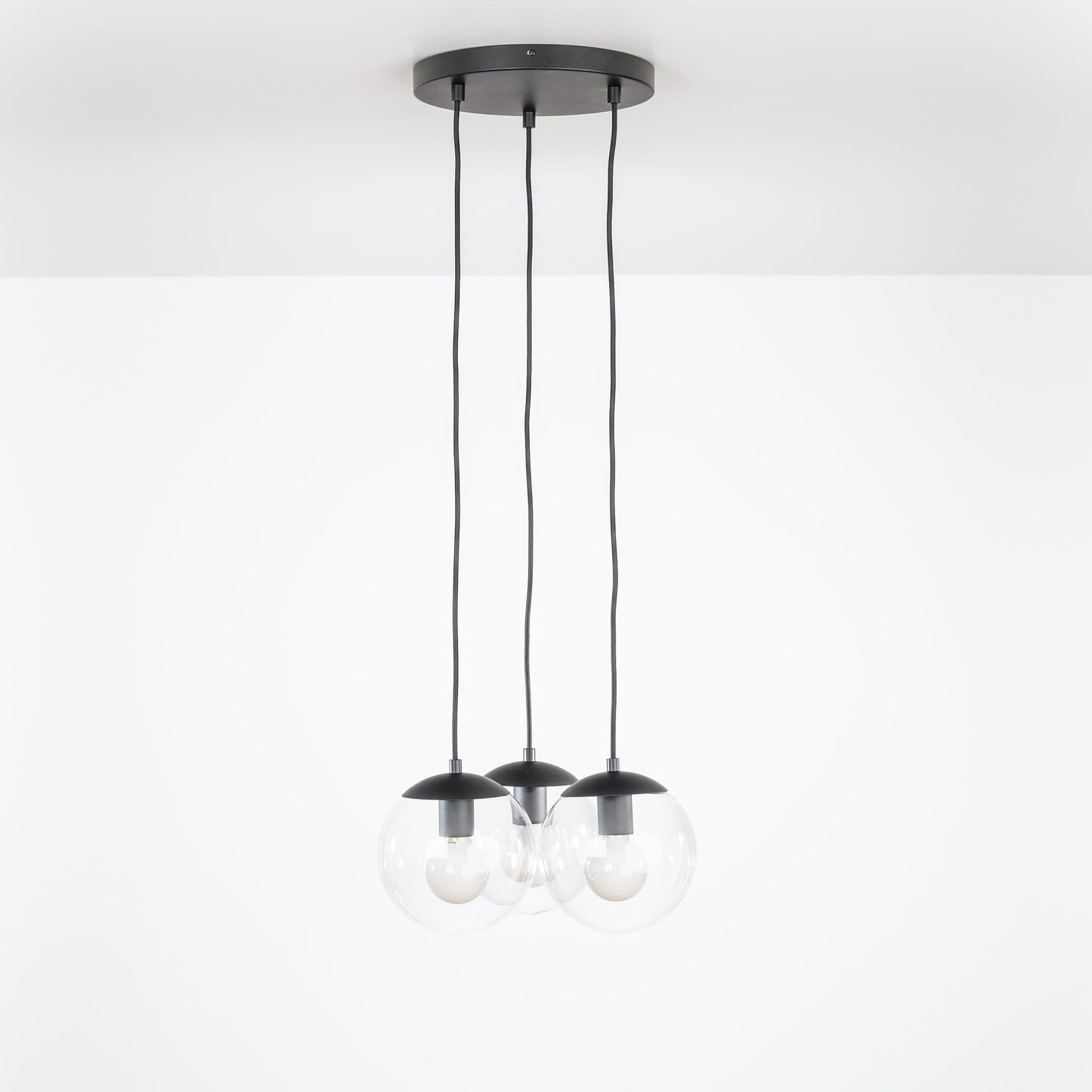 Mod Globe Loop Multiport Chandelier - 8in