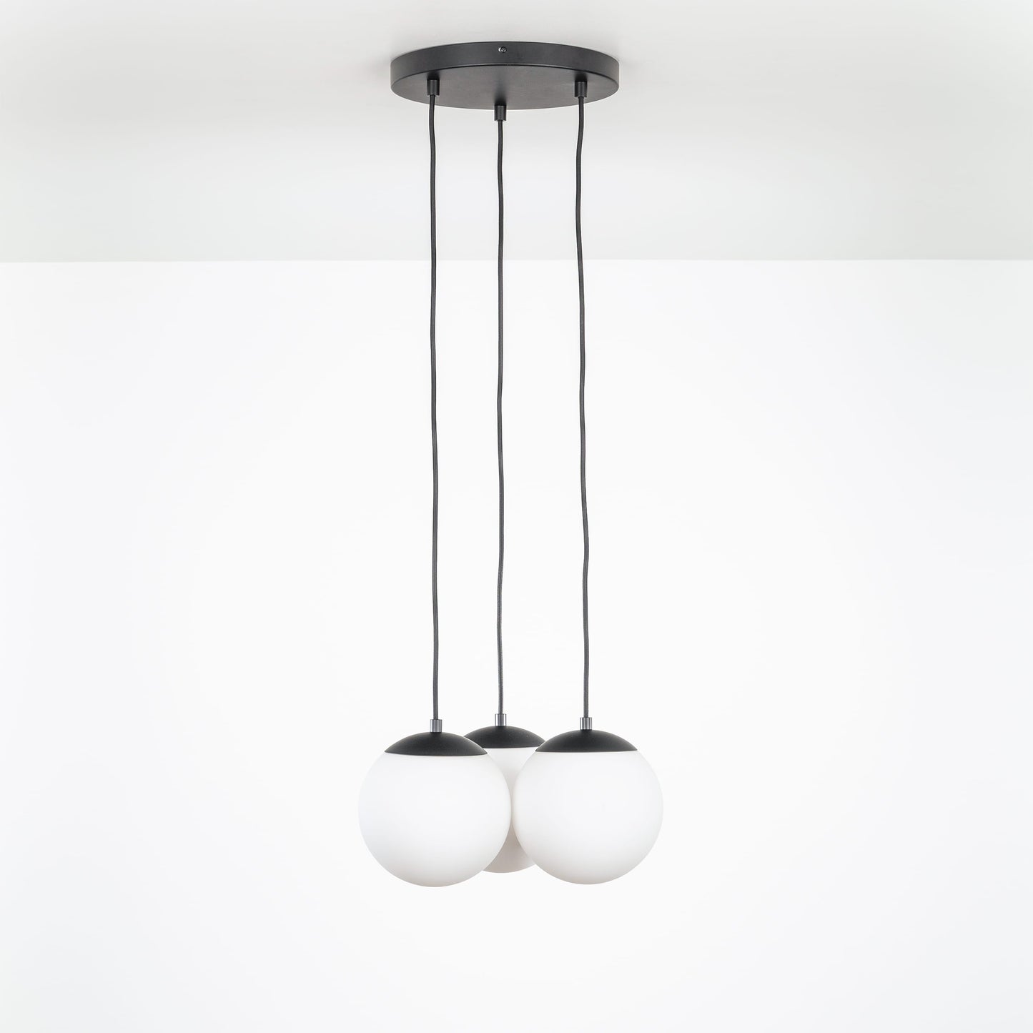 Mod Globe Loop Multiport Chandelier - 8in