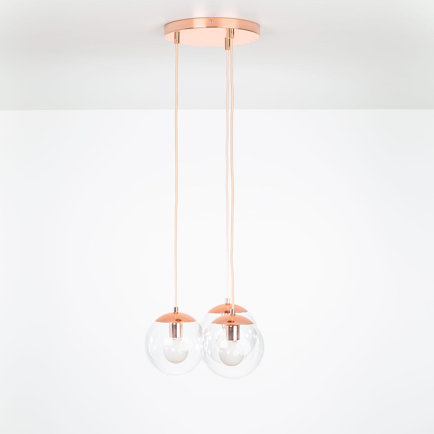 Mod Globe Loop Multiport Chandelier - 8in