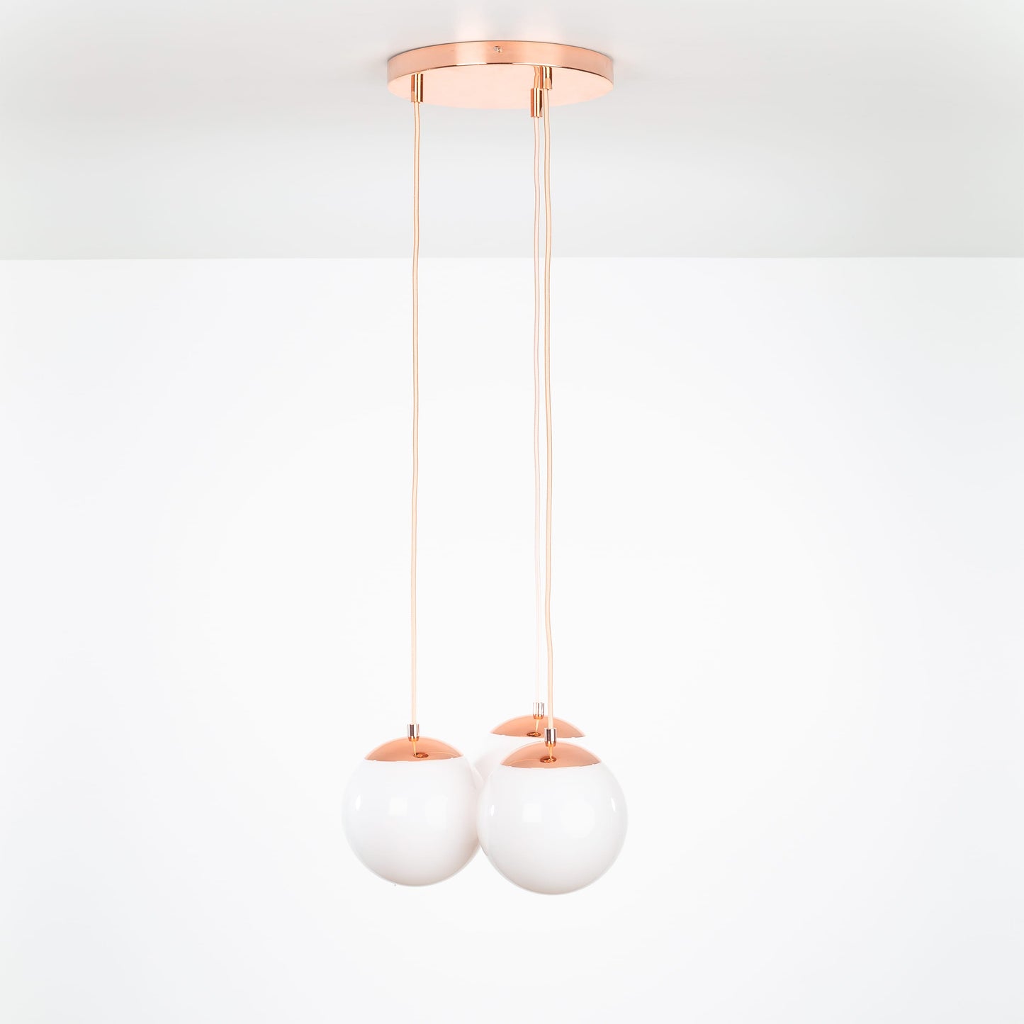 Mod Globe Loop Multiport Chandelier - 8in