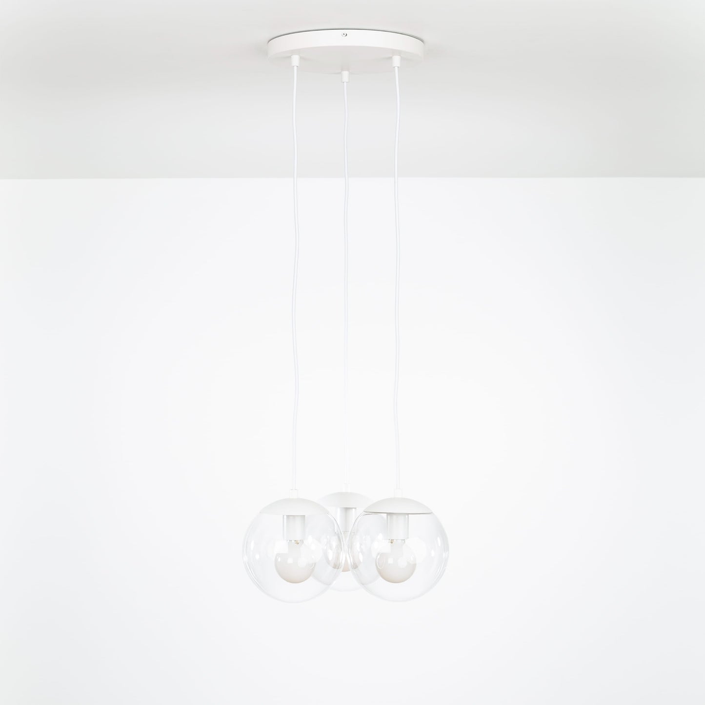 Mod Globe Loop Multiport Chandelier - 8in