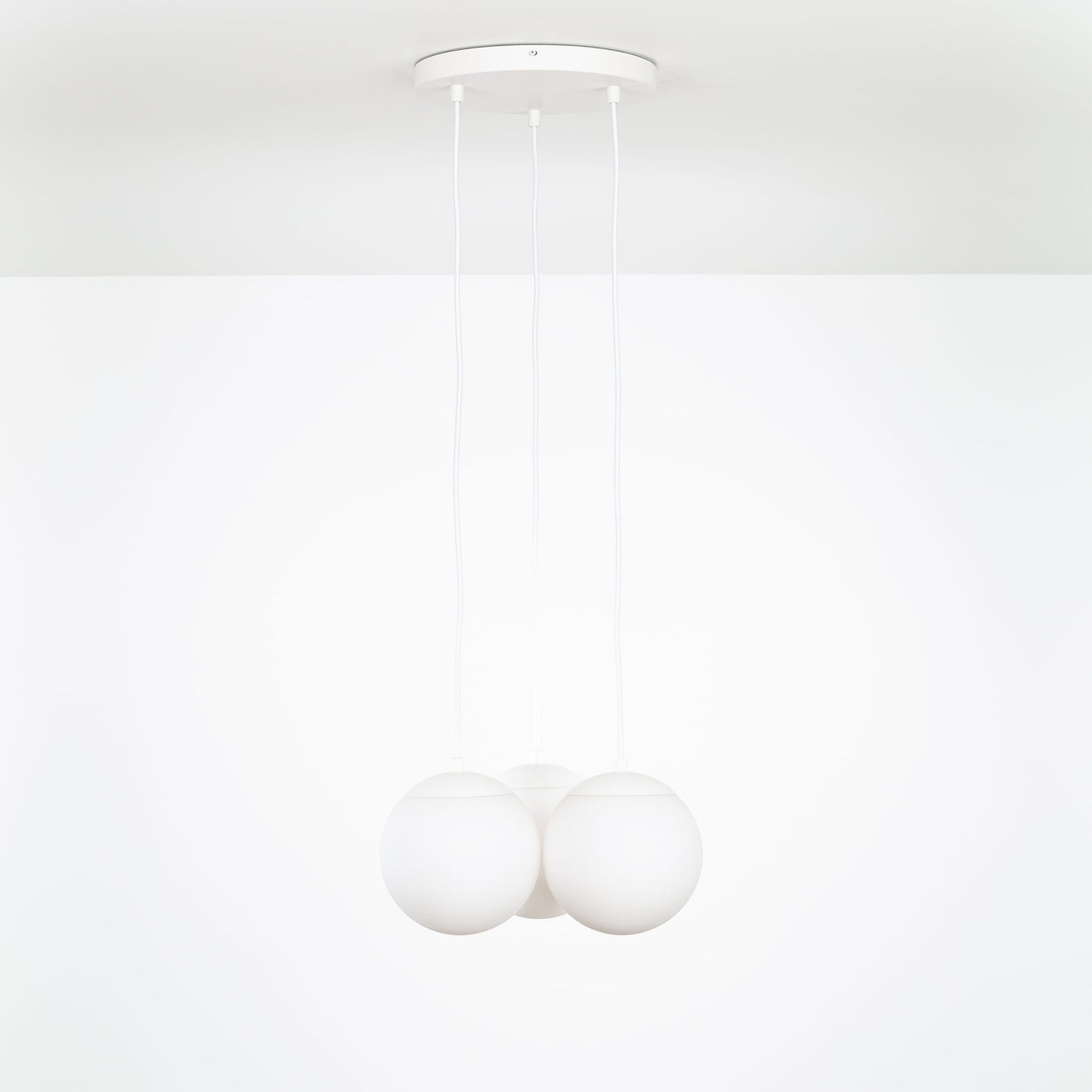 Mod Globe Loop Multiport Chandelier - 8in