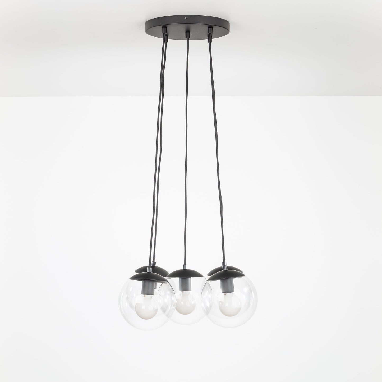 Mod Globe Loop Multiport Chandelier - 8in