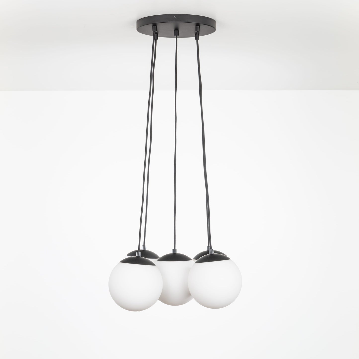 Mod Globe Loop Multiport Chandelier - 8in