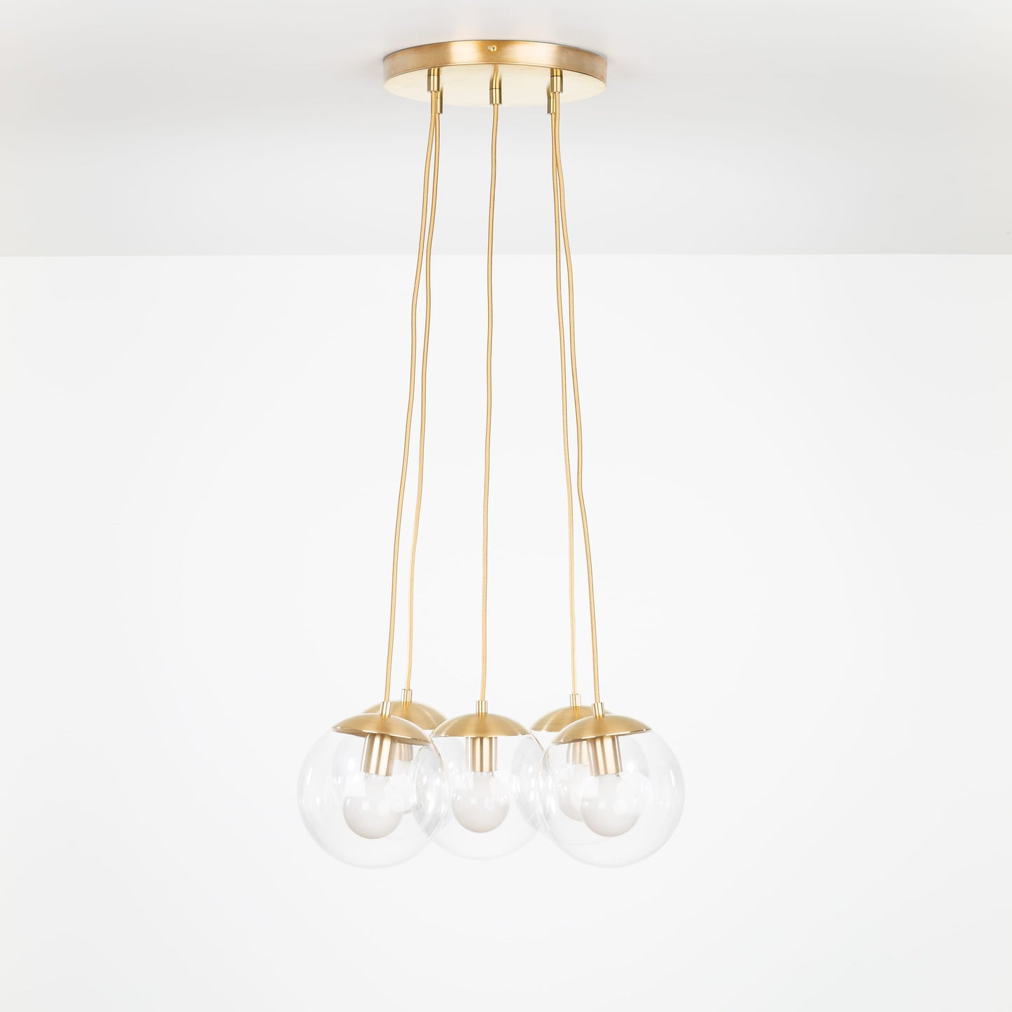 Mod Globe Loop Multiport Chandelier - 8in