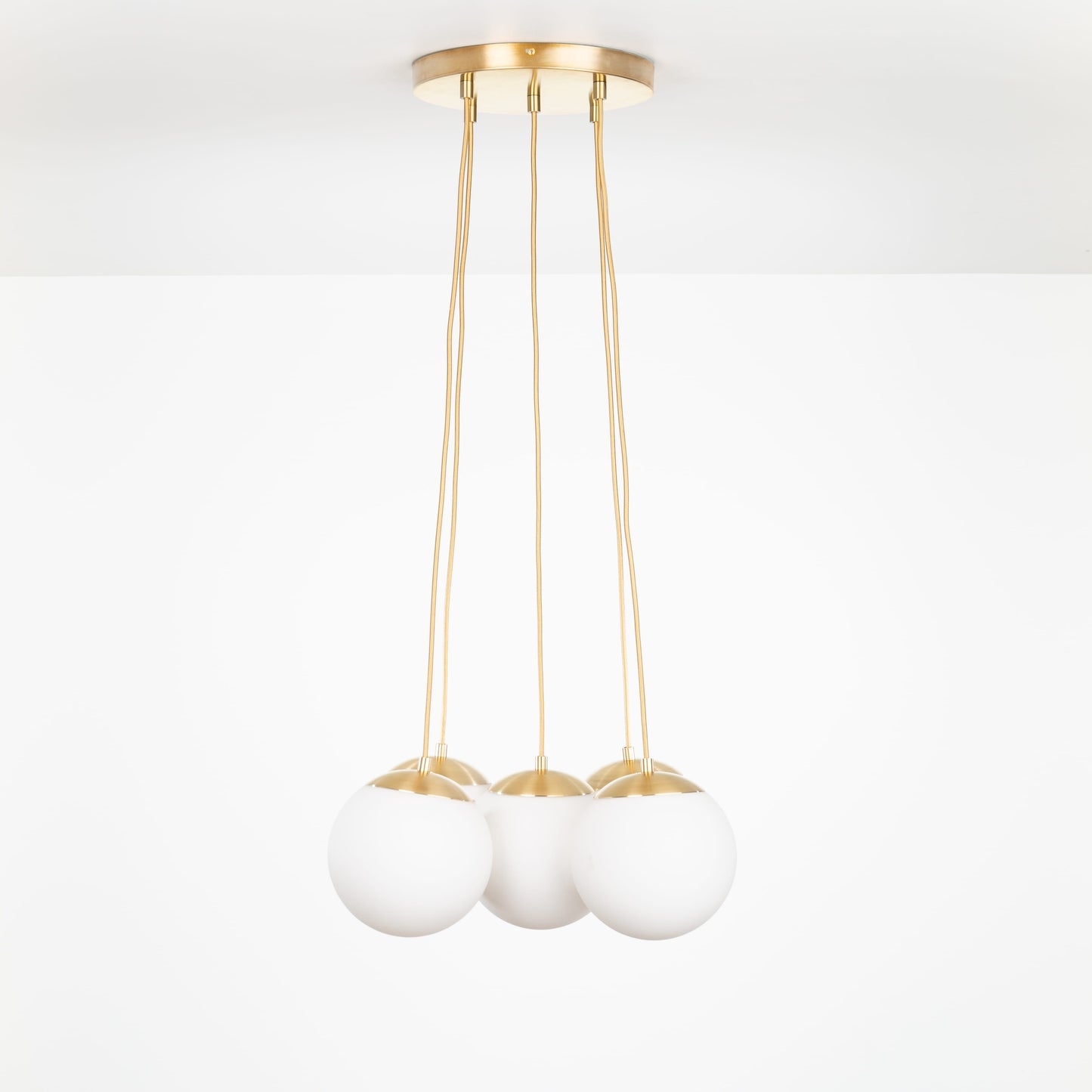 Mod Globe Loop Multiport Chandelier - 8in
