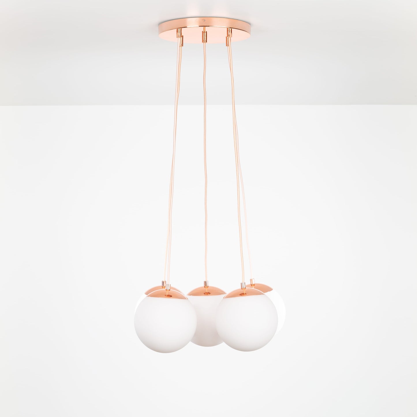 Mod Globe Loop Multiport Chandelier - 8in
