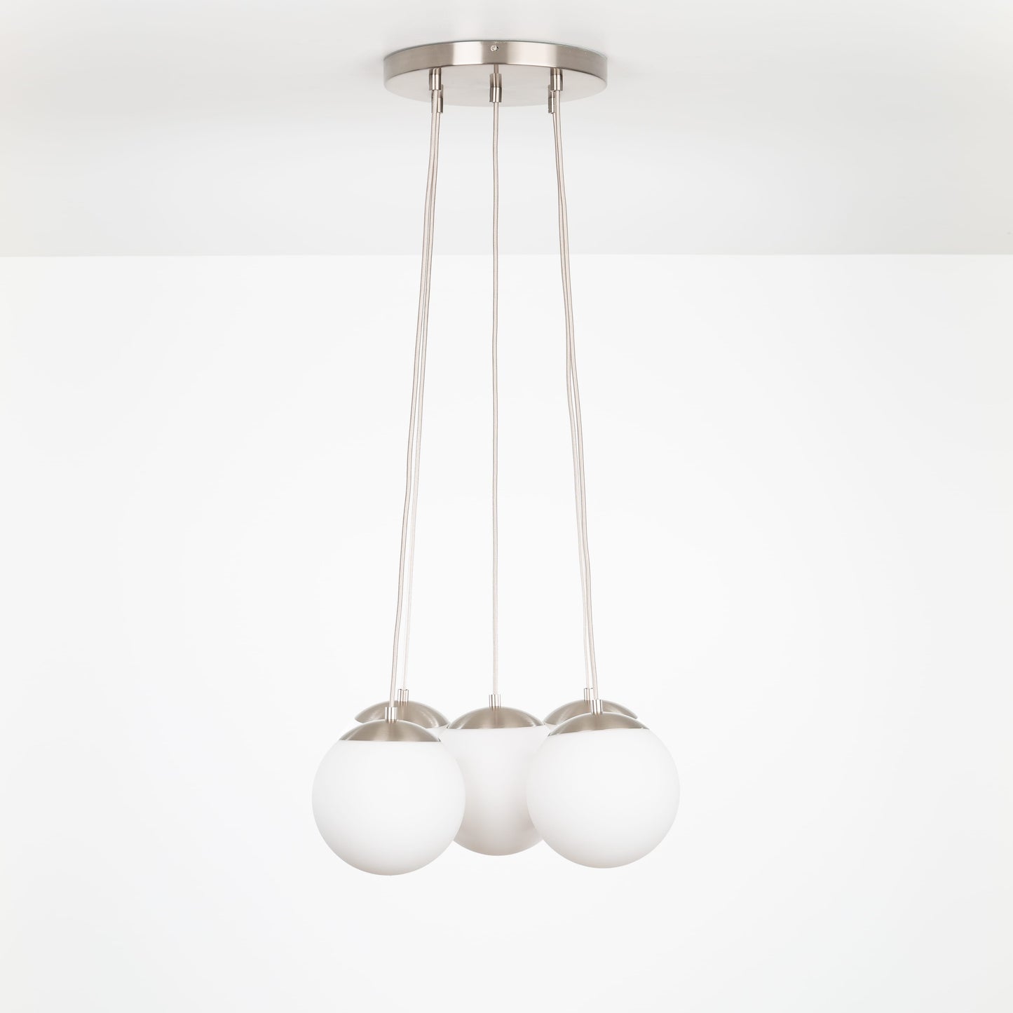 Mod Globe Loop Multiport Chandelier - 8in