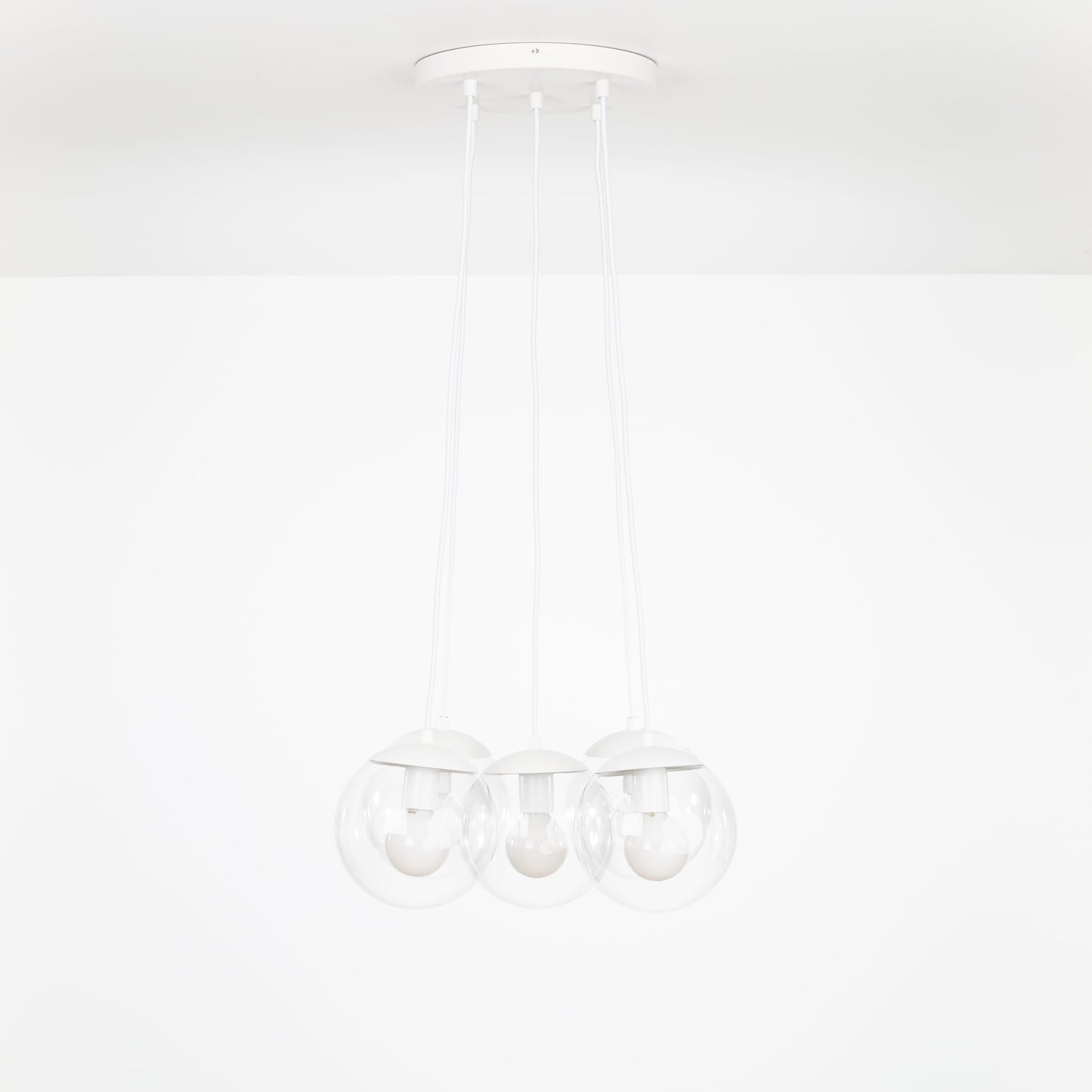 Mod Globe Loop Multiport Chandelier - 8in