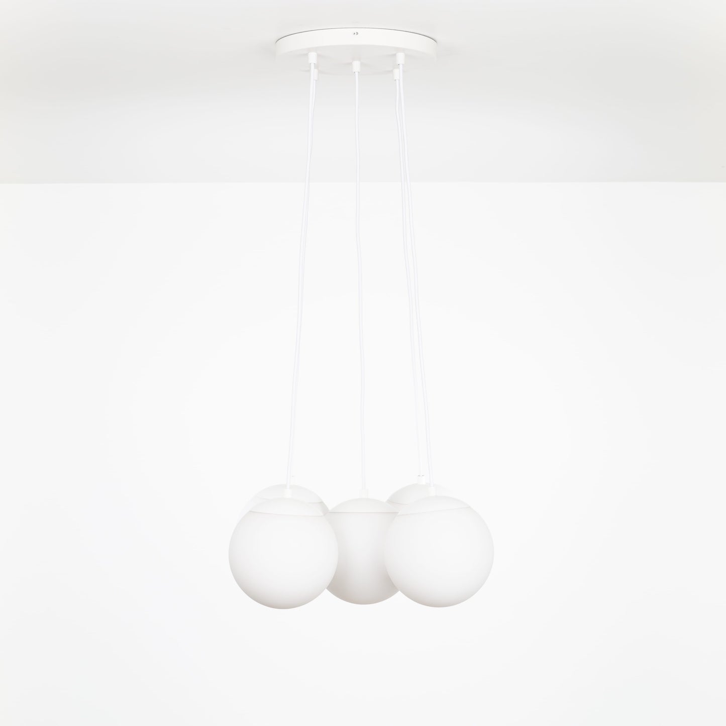Mod Globe Loop Multiport Chandelier - 8in