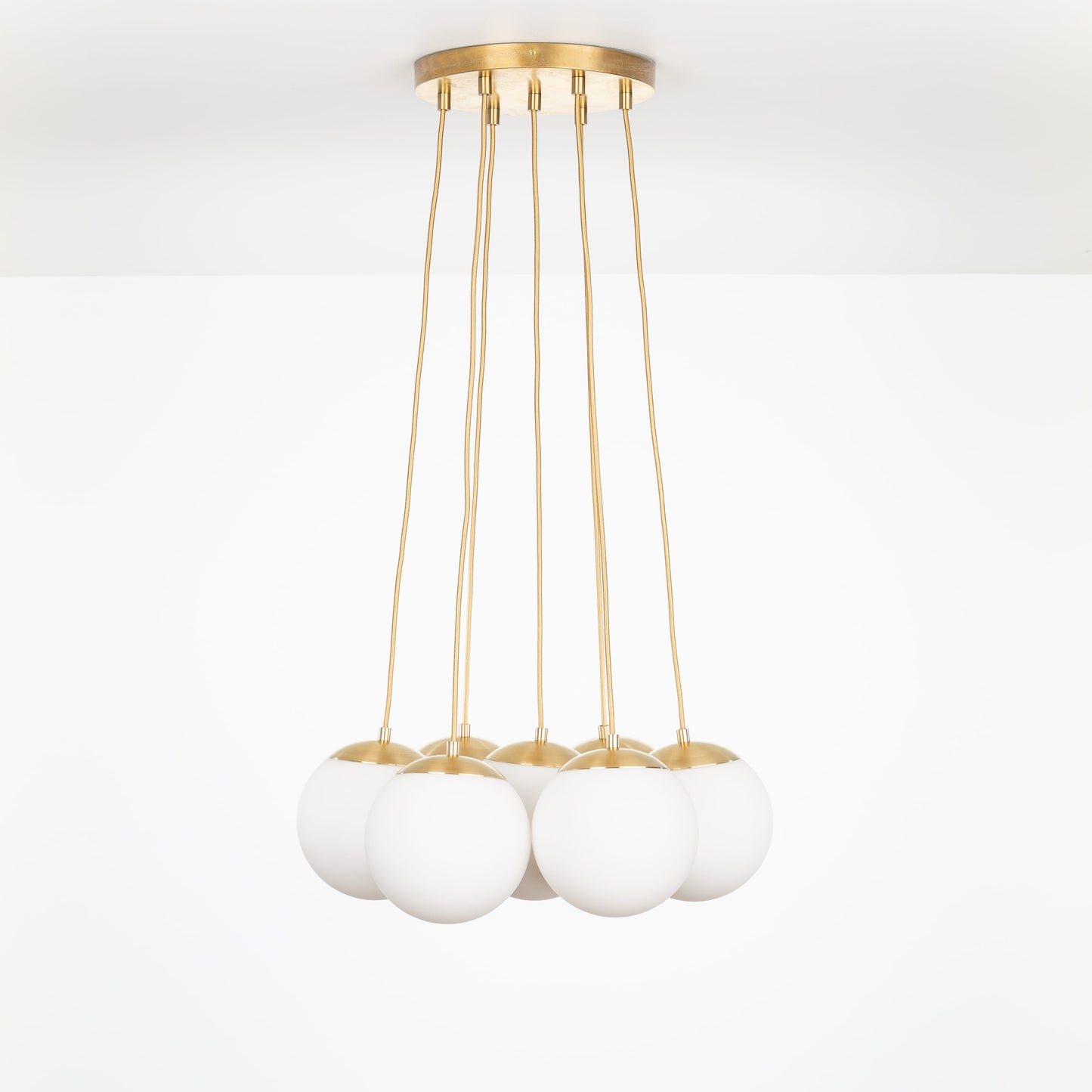 Mod Globe Loop Multiport Chandelier - 8in