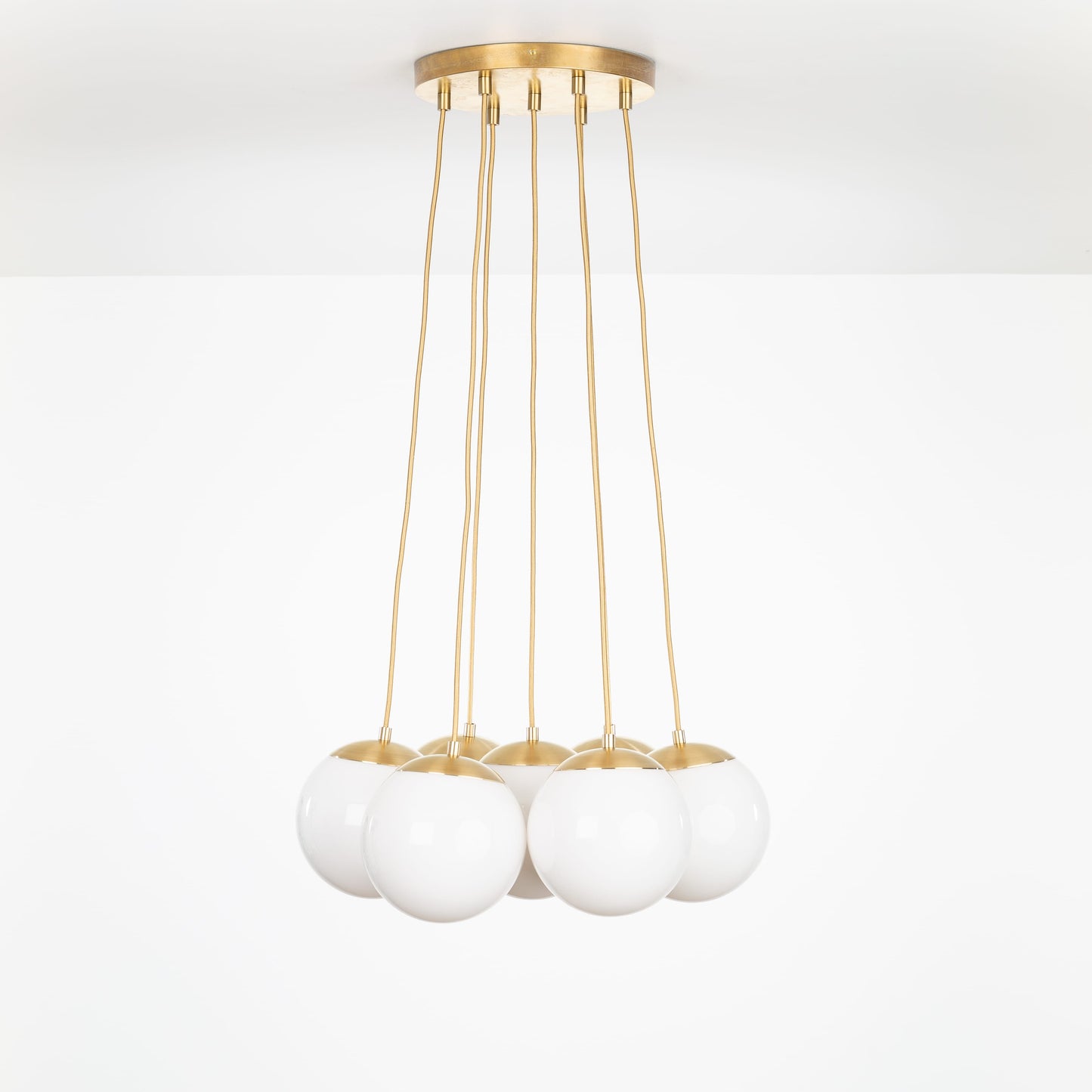 Mod Globe Loop Multiport Chandelier - 8in