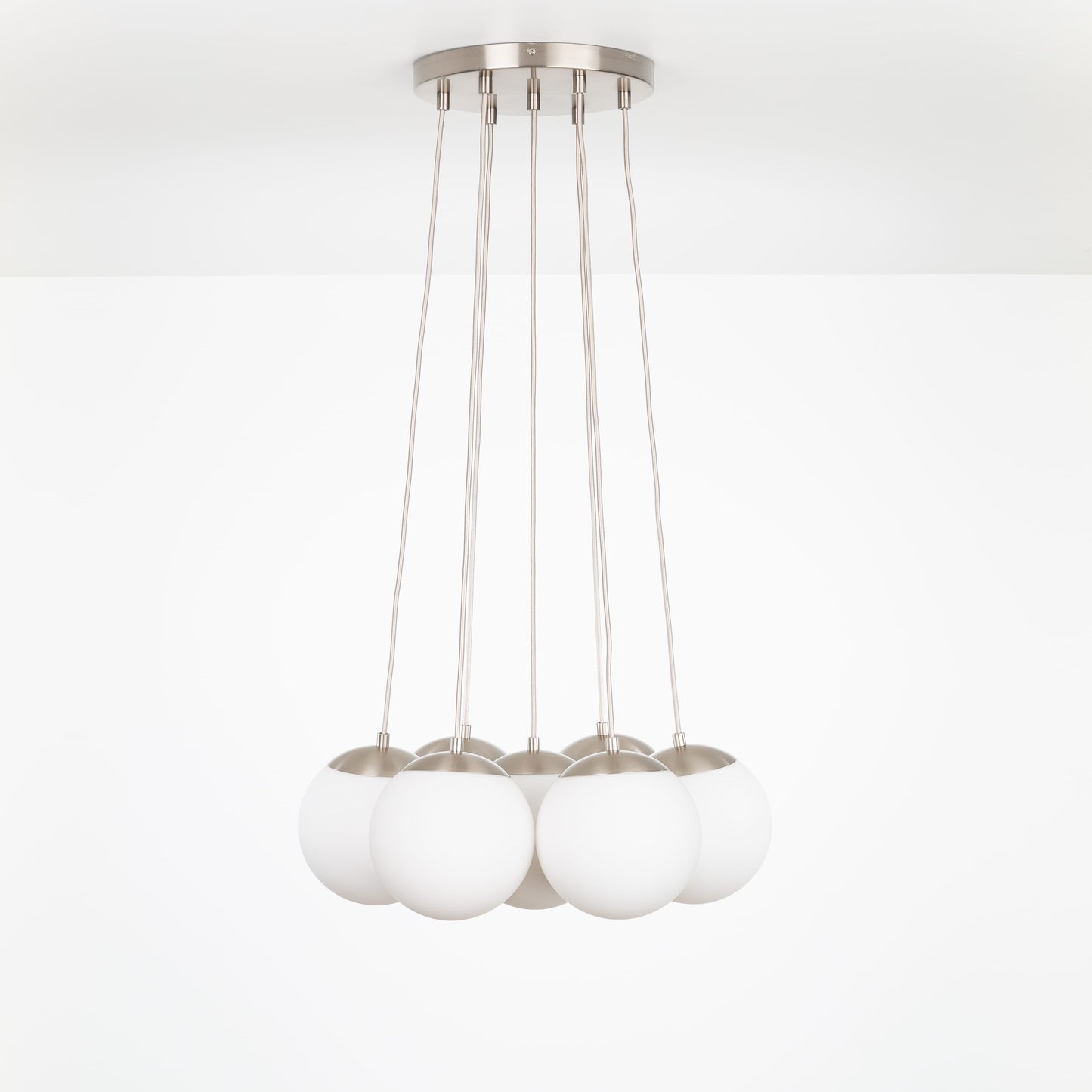 Mod Globe Loop Multiport Chandelier - 8in
