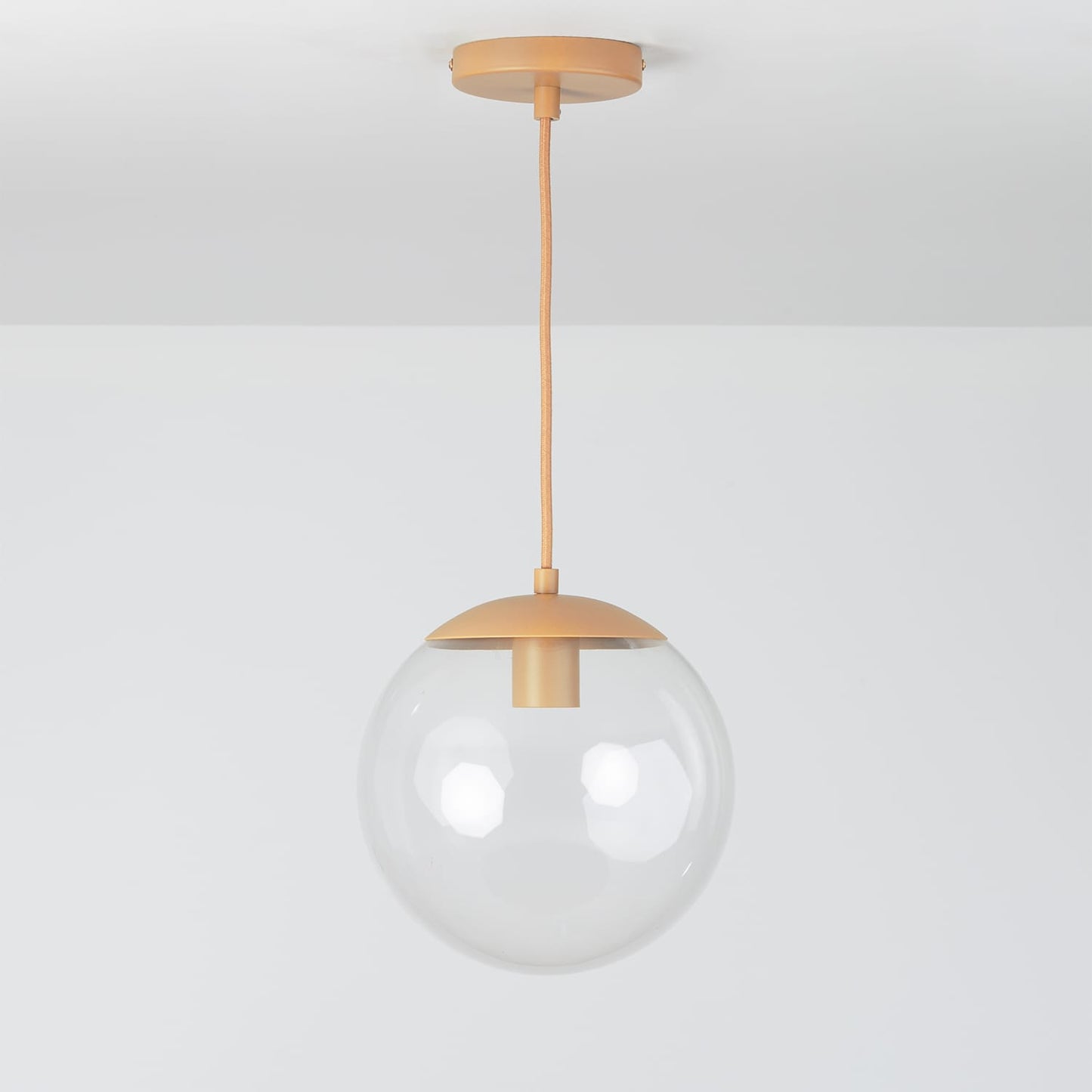 Boutique Mod Glass Globe Ceiling Pendant - 10”