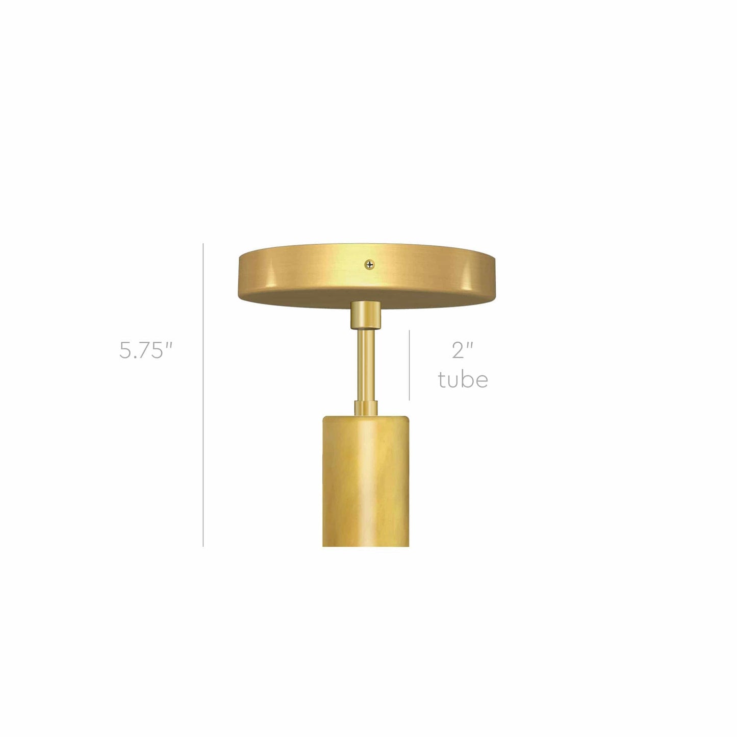Post Flush Mount Pendant