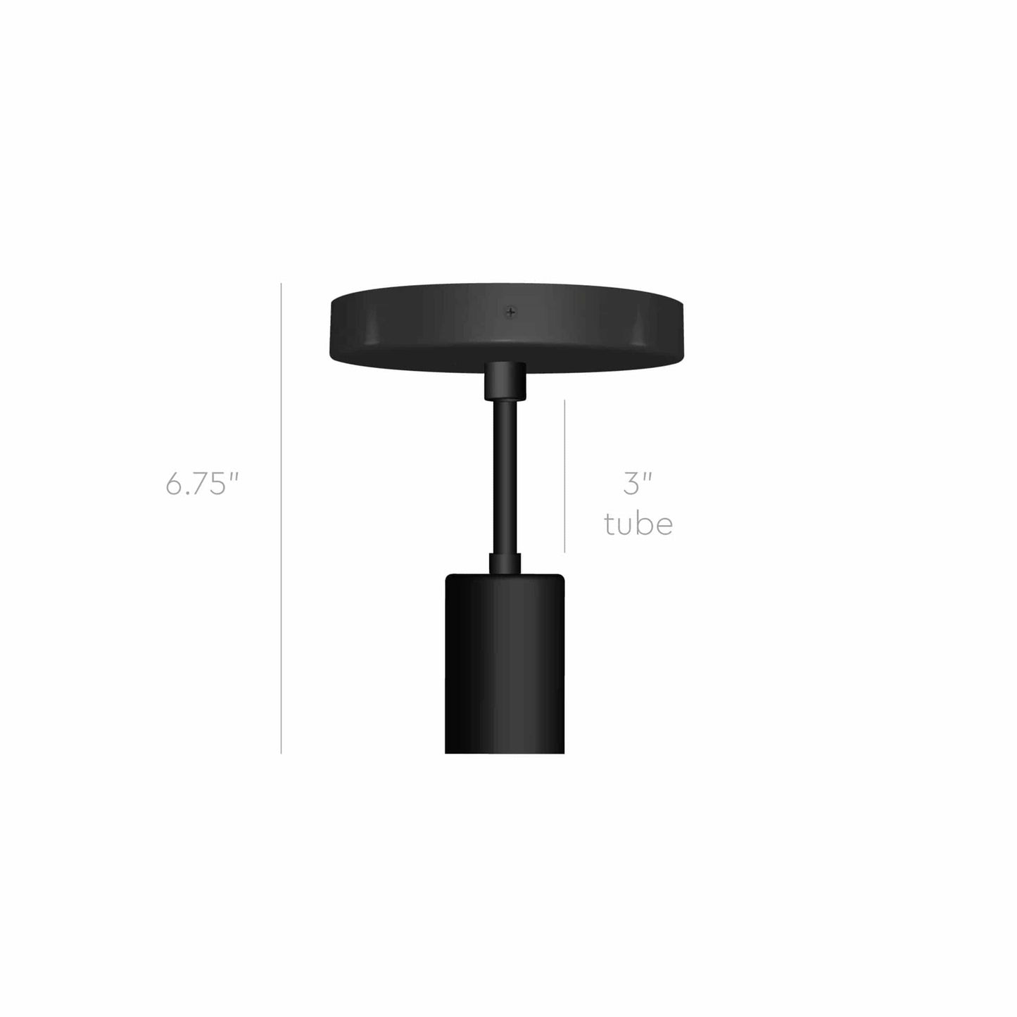 Post Flush Mount Pendant