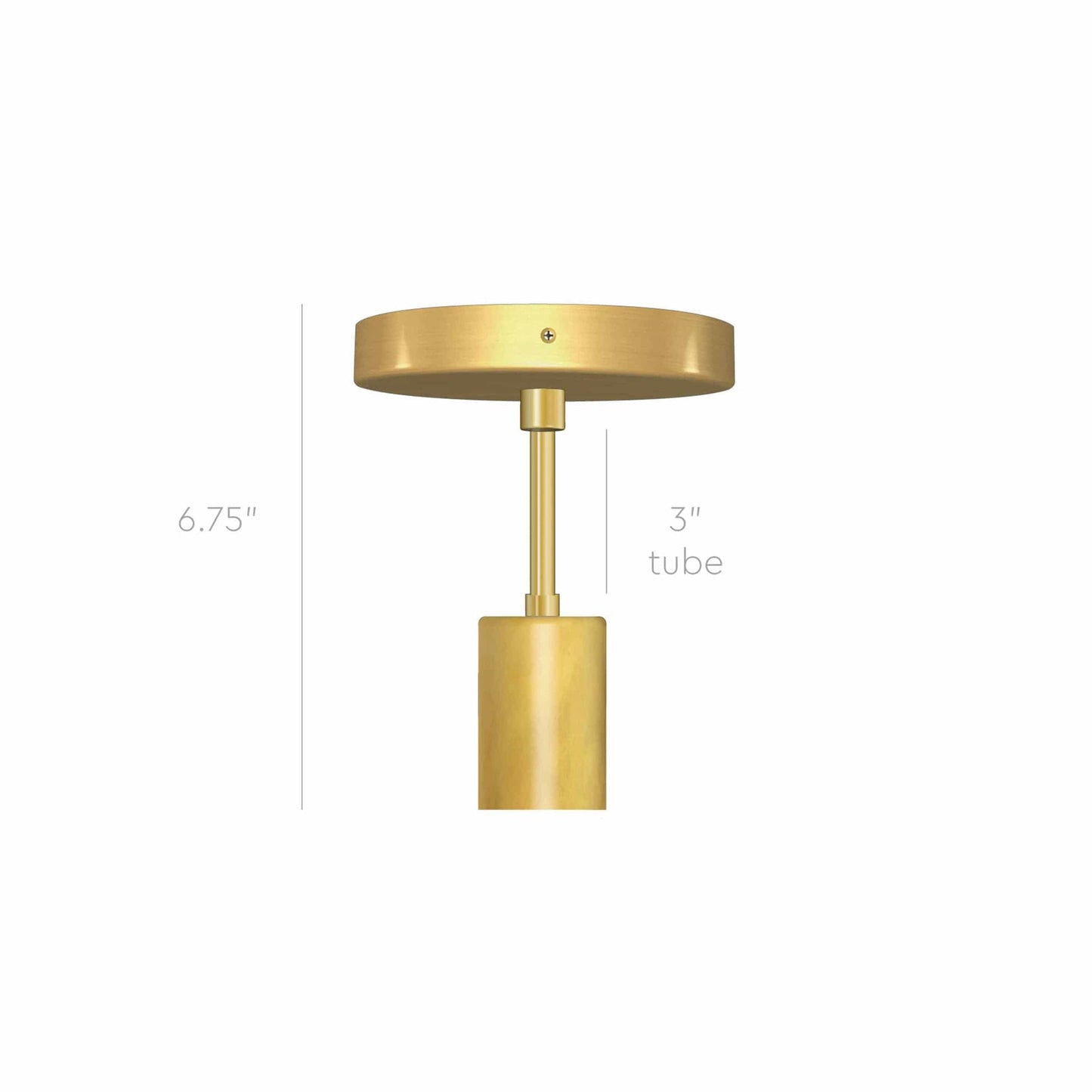 Post Flush Mount Pendant