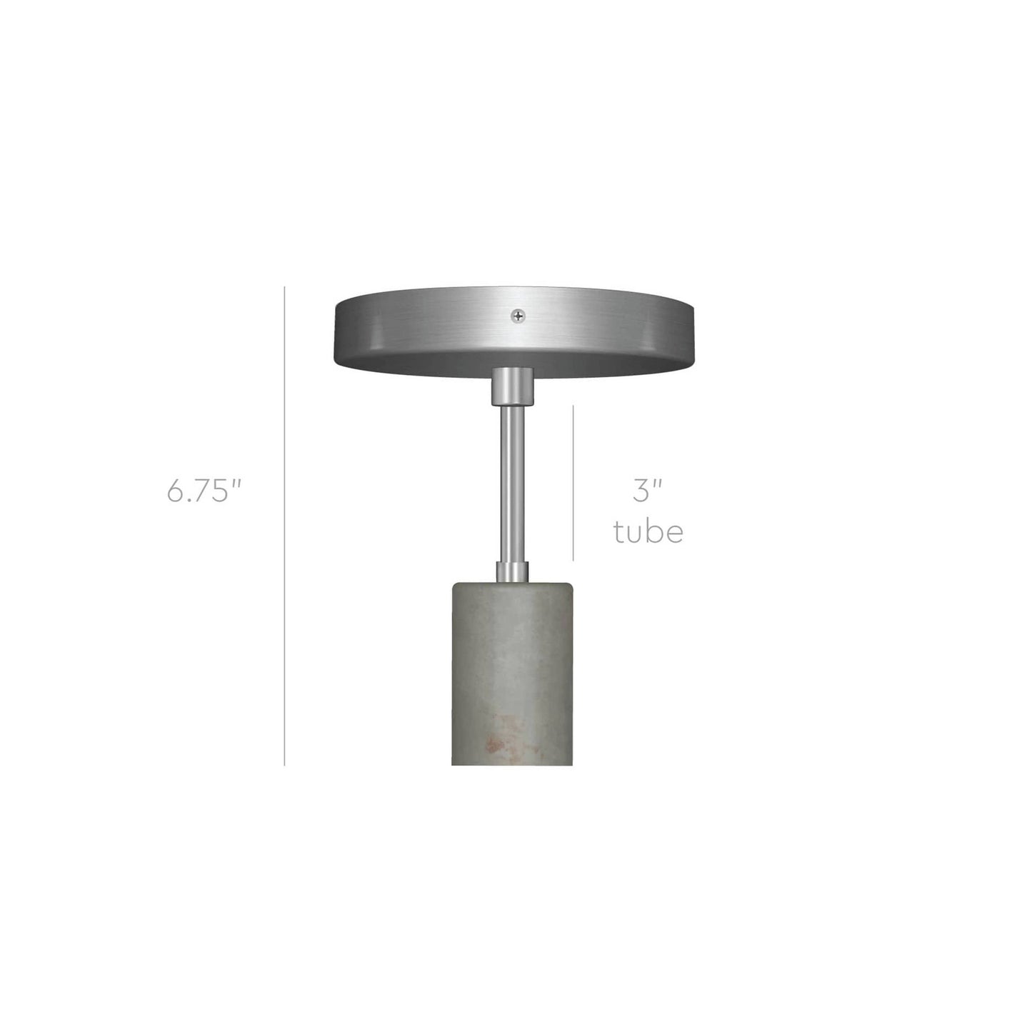 Post Flush Mount Pendant