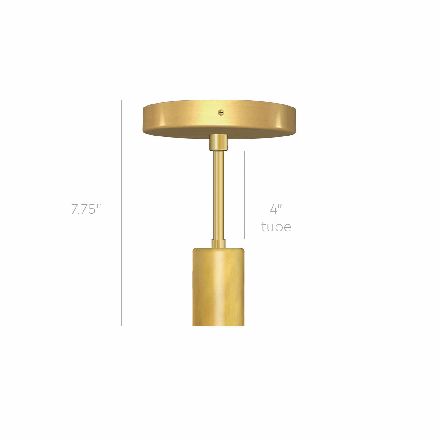 Post Flush Mount Pendant