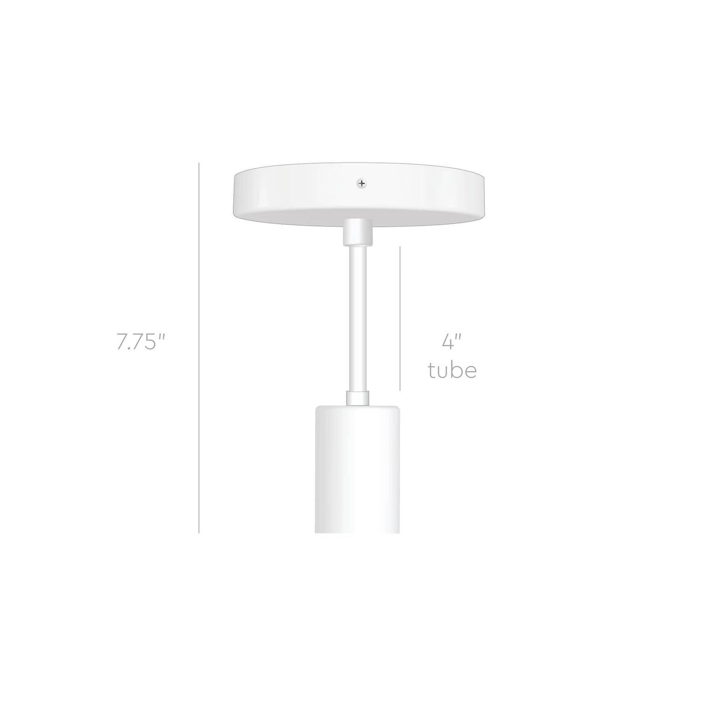 Post Flush Mount Pendant