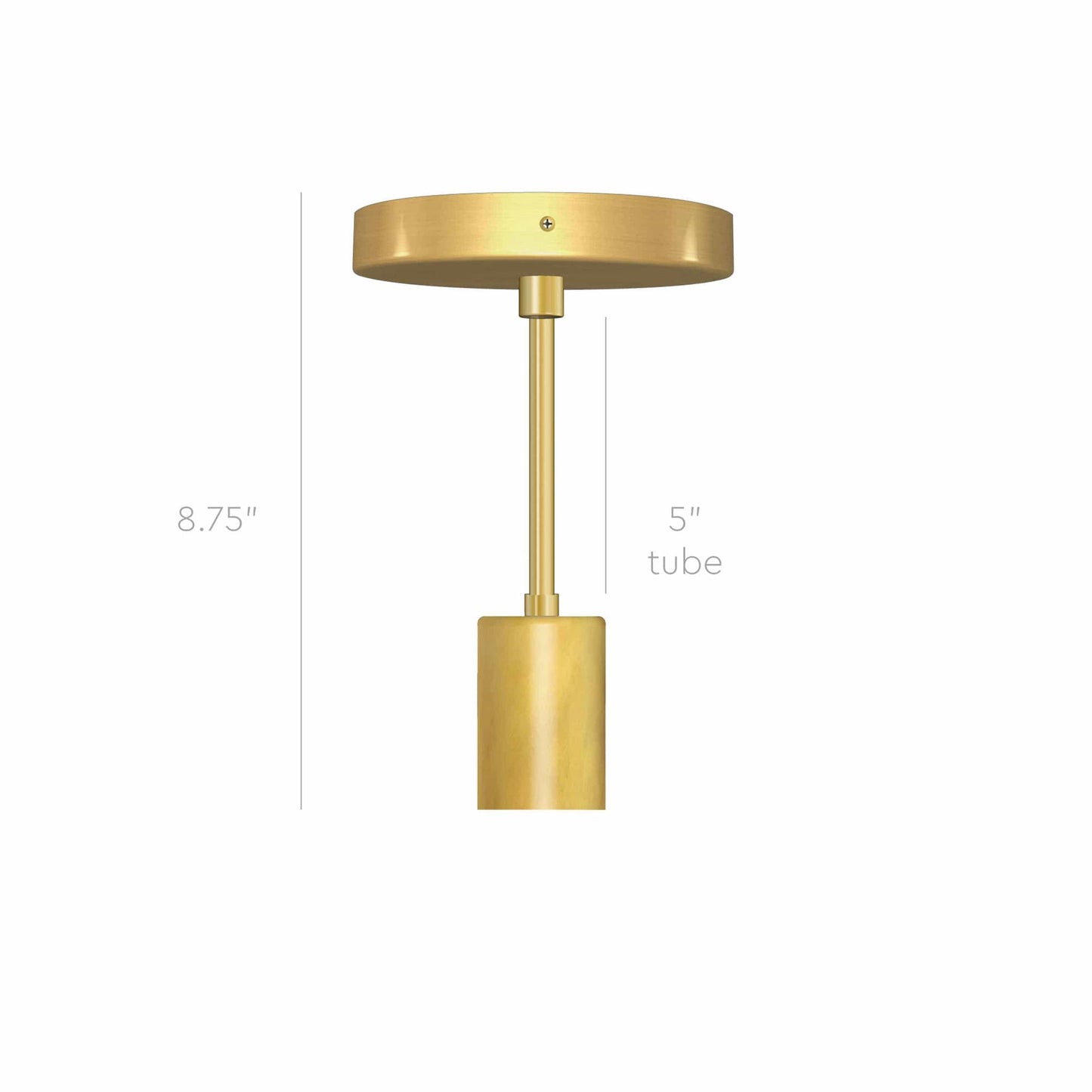 Post Flush Mount Pendant