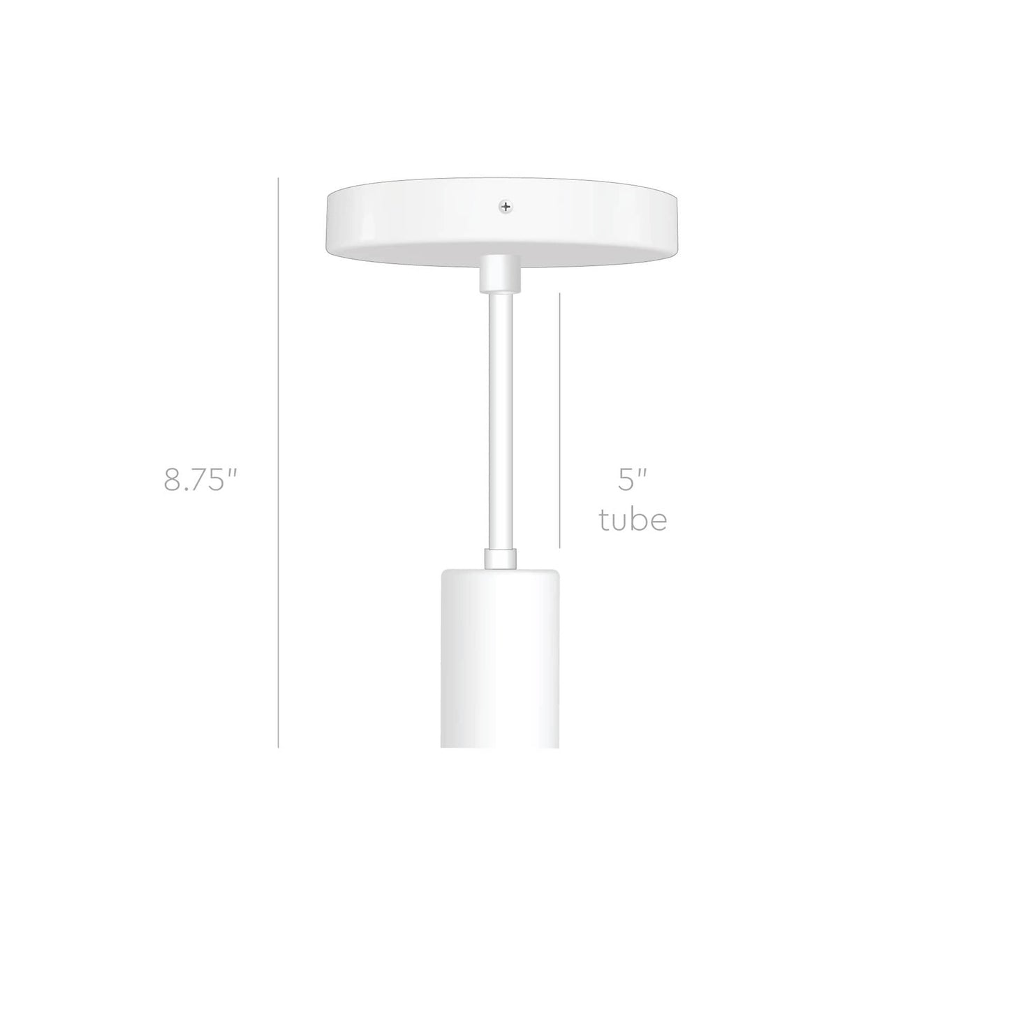 Post Flush Mount Pendant