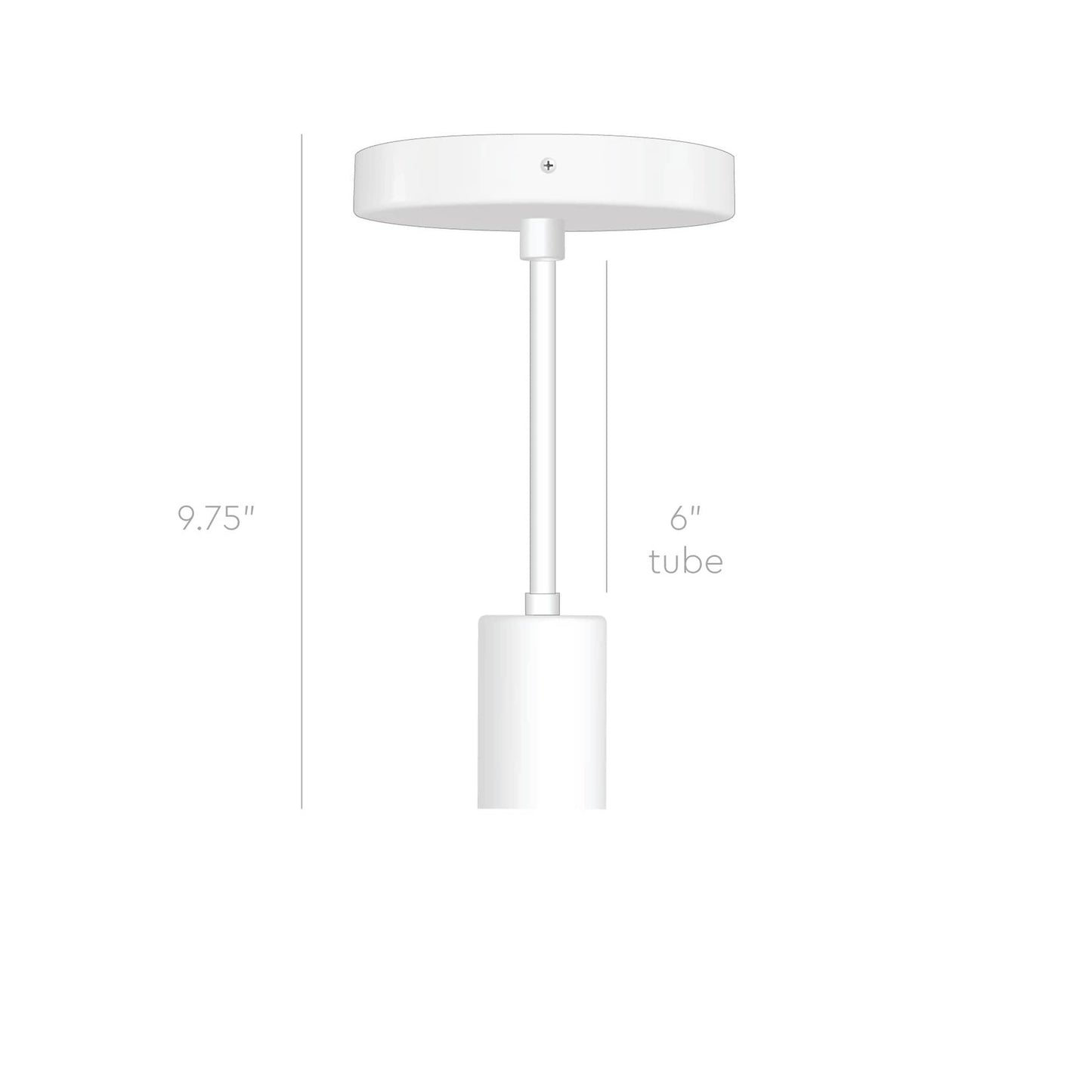 Post Flush Mount Pendant