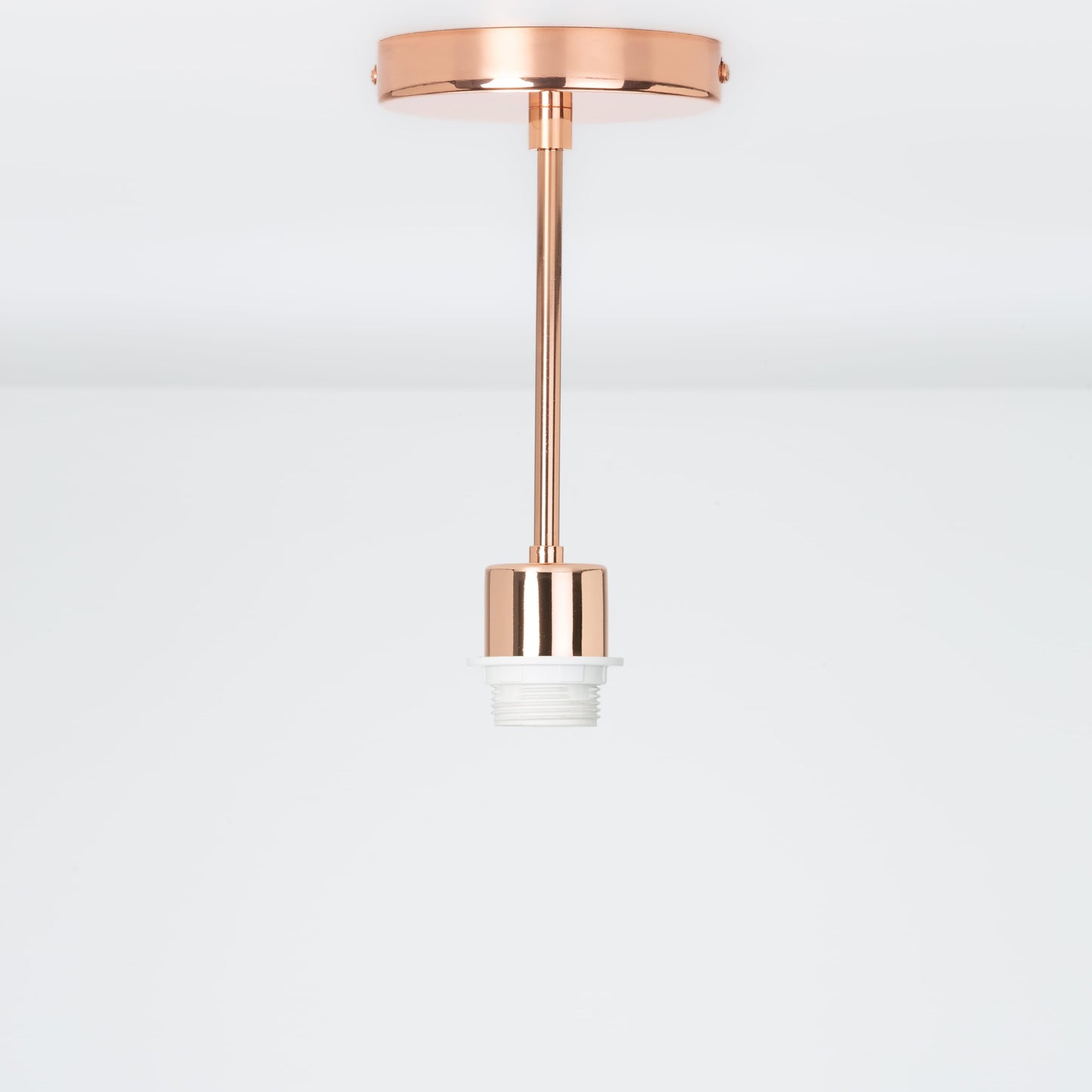 Shade-Ready Post Flush Mount Pendant