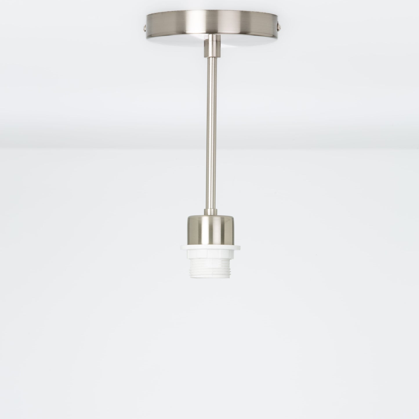 Shade-Ready Post Flush Mount Pendant