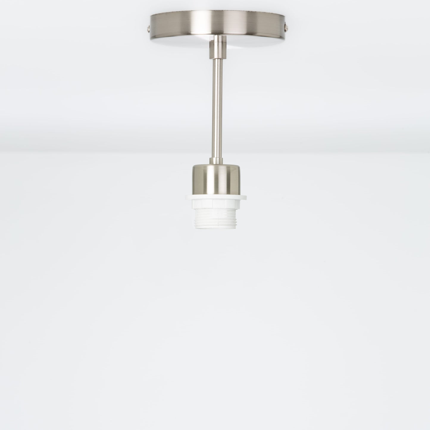 Shade-Ready Post Flush Mount Pendant