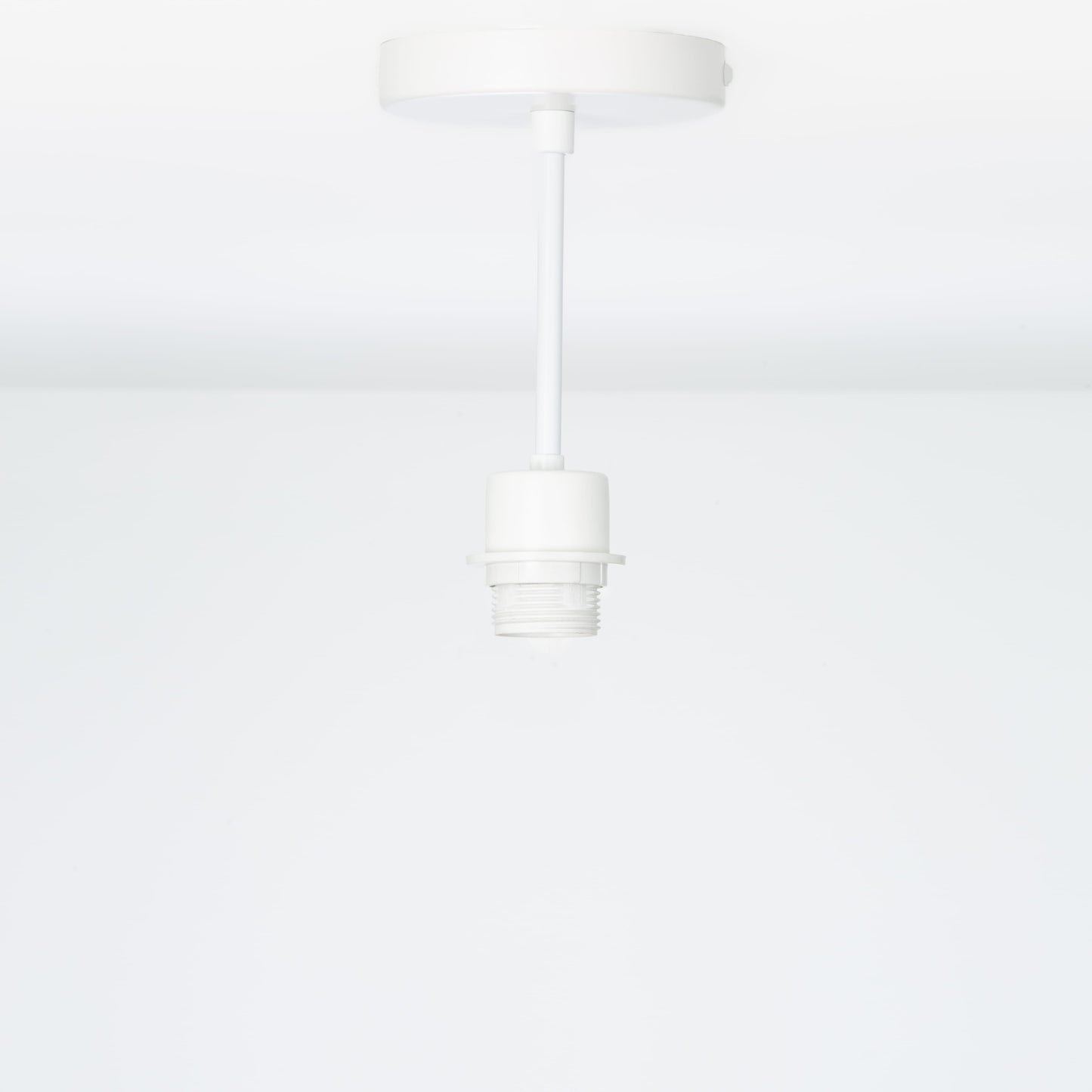 Shade-Ready Post Flush Mount Pendant