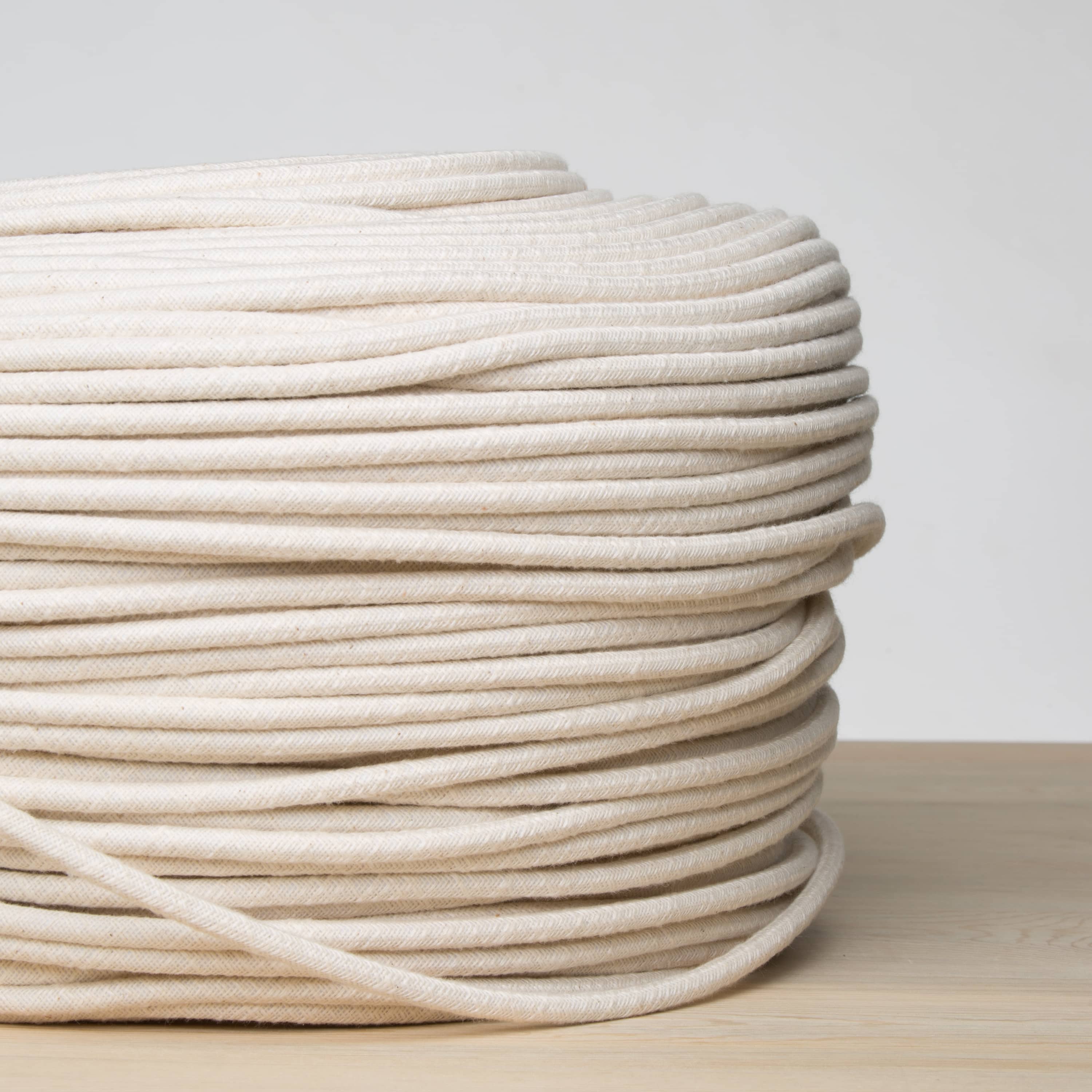 DIY Fabric Wire by the Foot - Linen (Cotton Blend)