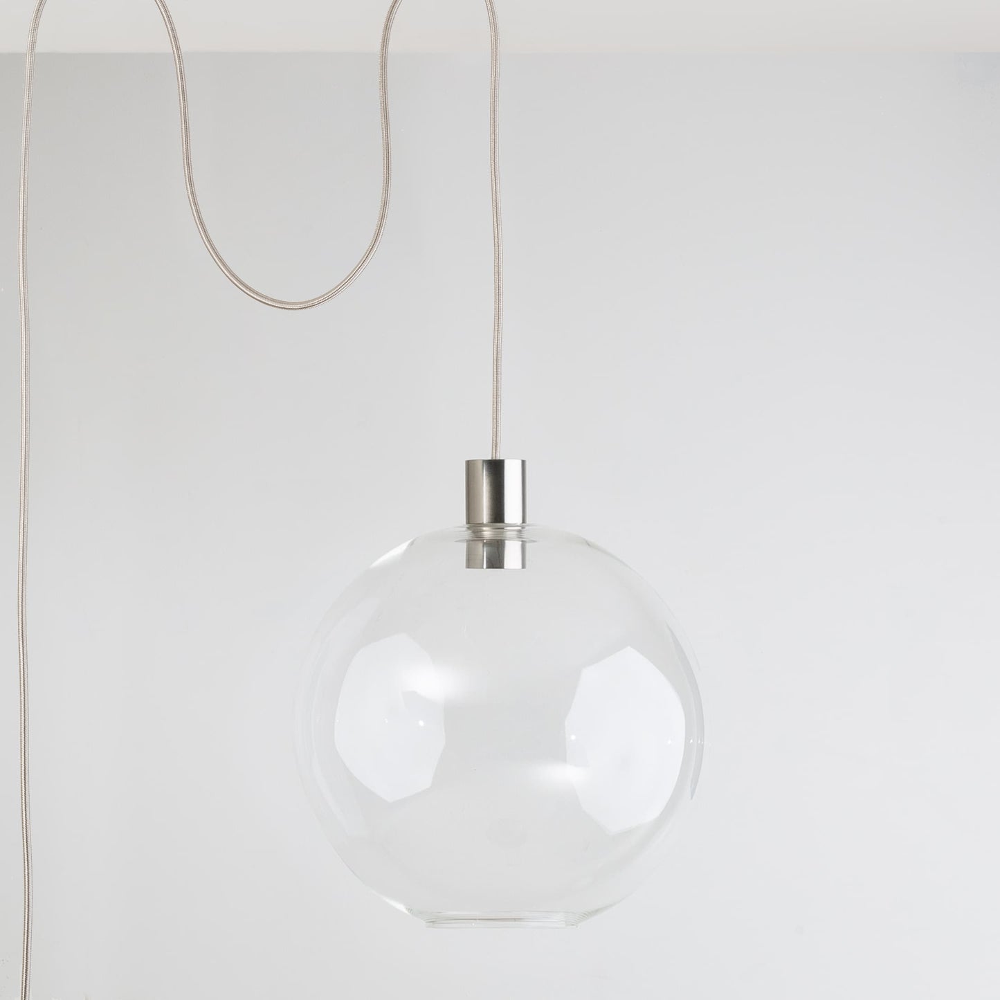 12” All-in-One (AiO) Globe Ceiling Plug-In Pendant