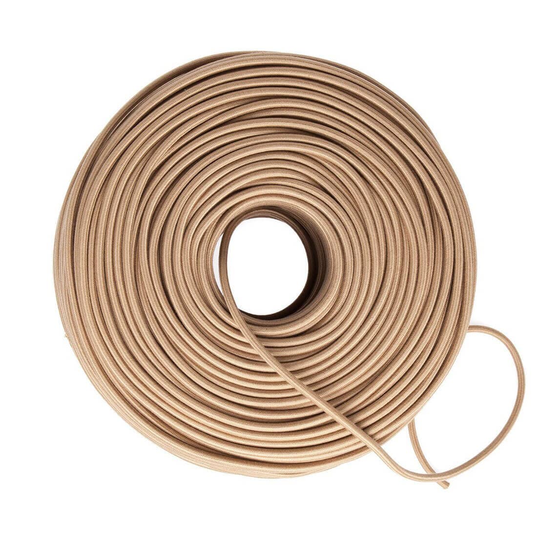 Cloth Covered Wire - Latte (Cotton Blend) – Color Cord Company