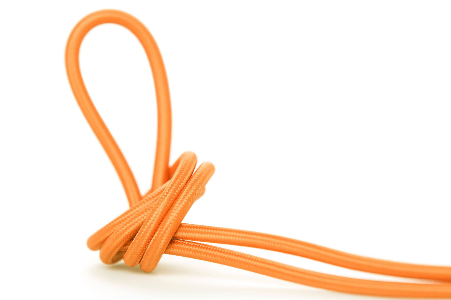 DIY Fabric Wire by the Foot - Tangerine