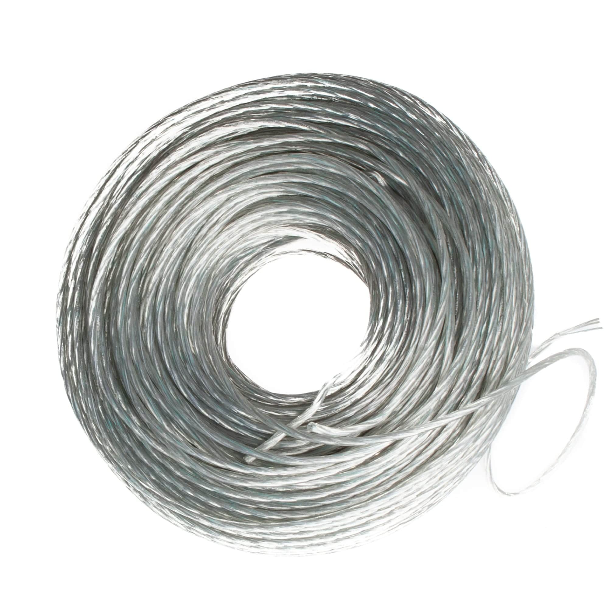 Pendant Clear Round 2 Conductor Cord- Per Ft.