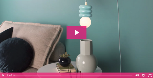 How To DIY A Fun Blue Pot Pendant Light