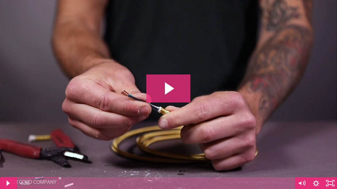 HOW TO: CUT & STRIP FABRIC COVERED WIRE