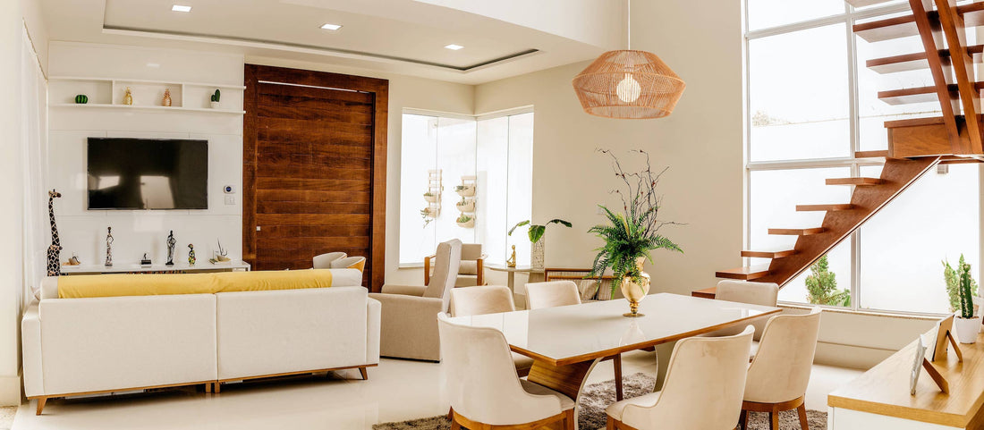 coordinated lighting for an open floor plan