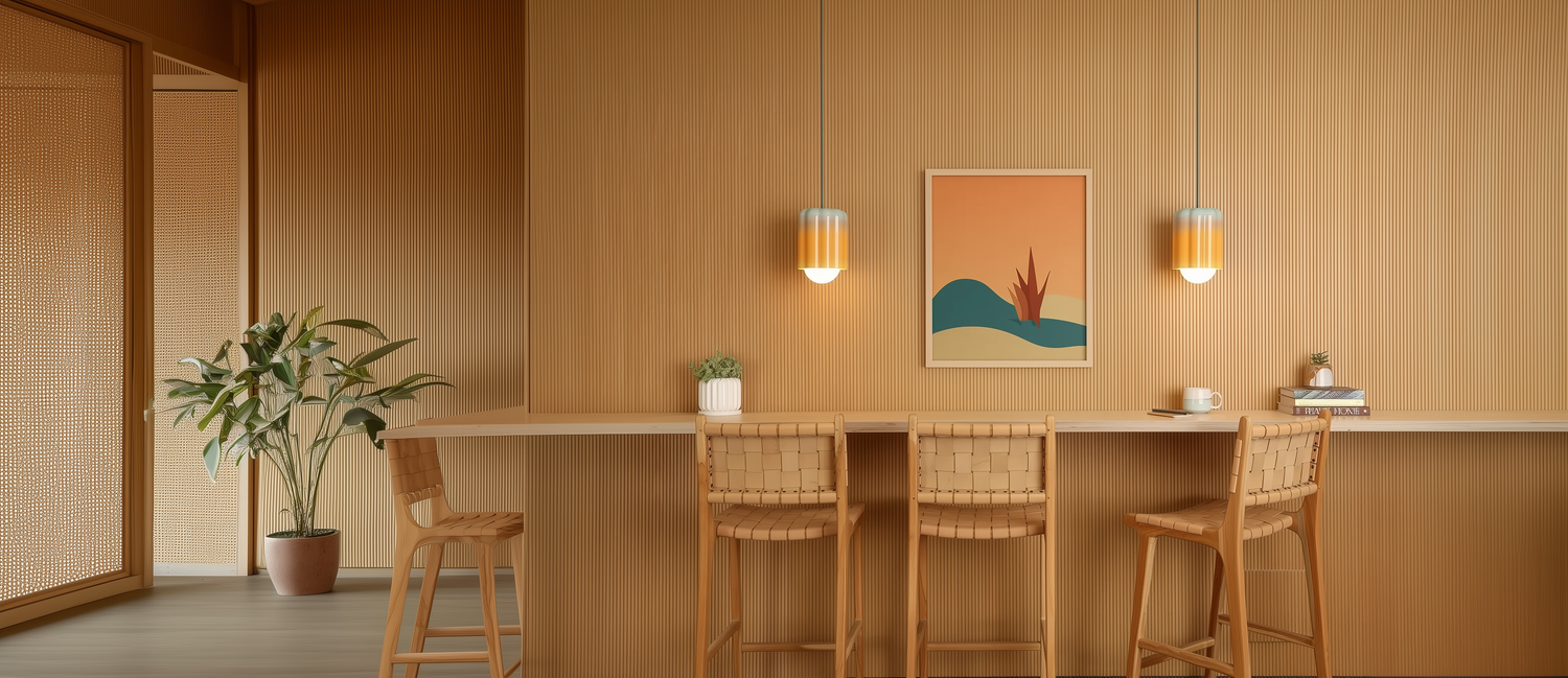 Ceramic Light Fixtures | Modern Science Project | Color Cord
